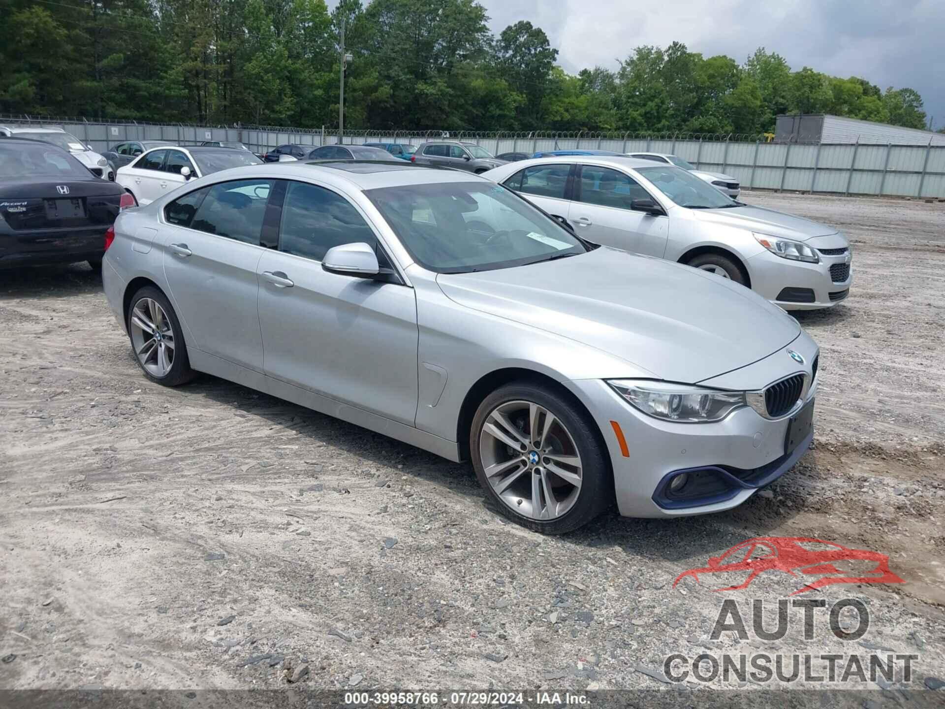 BMW 430I GRAN COUPE 2017 - WBA4F9C50HG439792