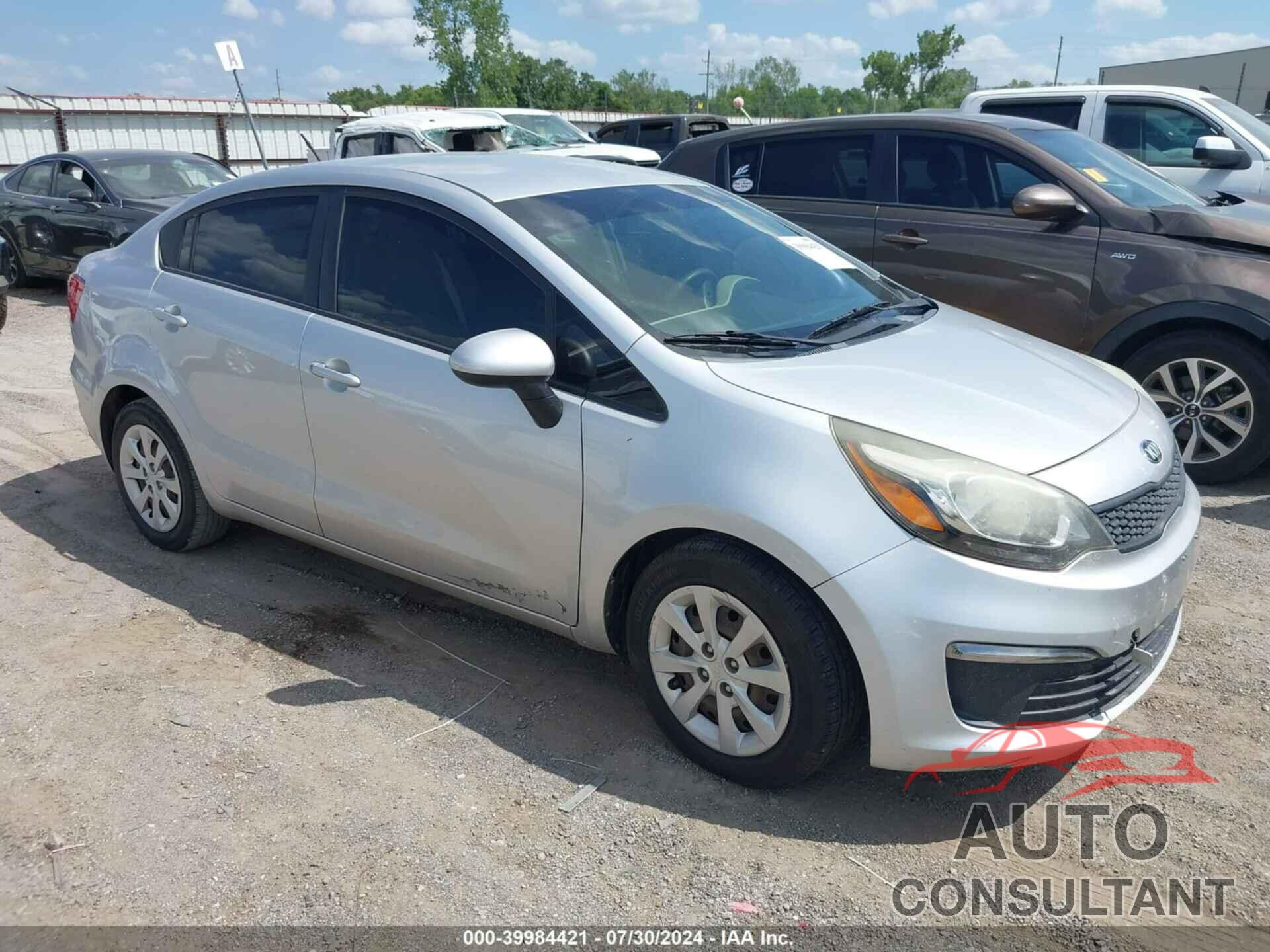 KIA RIO 2016 - KNADM4A35G6662506