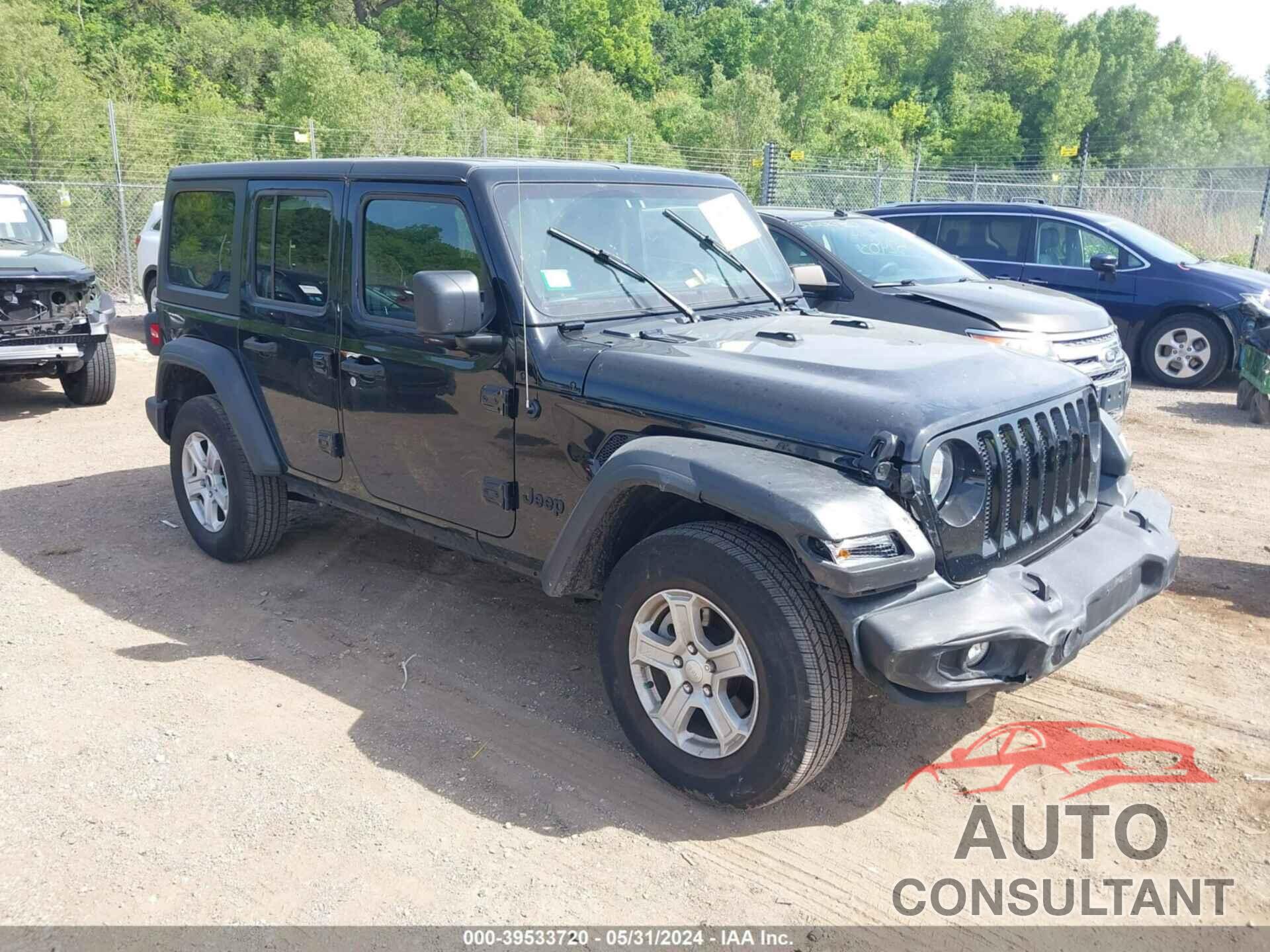 JEEP WRANGLER UNLIMITED 2022 - 1C4HJXDG8NW168733