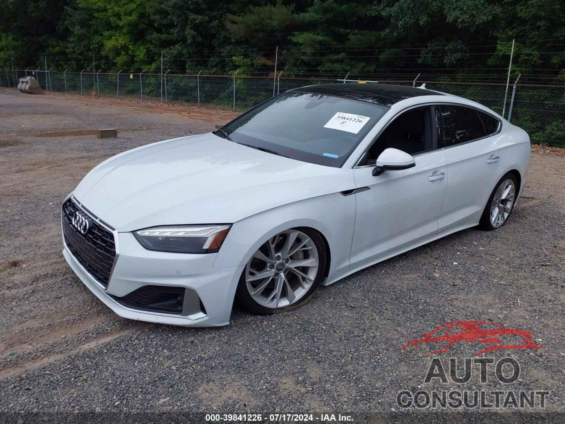 AUDI A5 SPORTBACK 2020 - WAUCNCF59LA018284