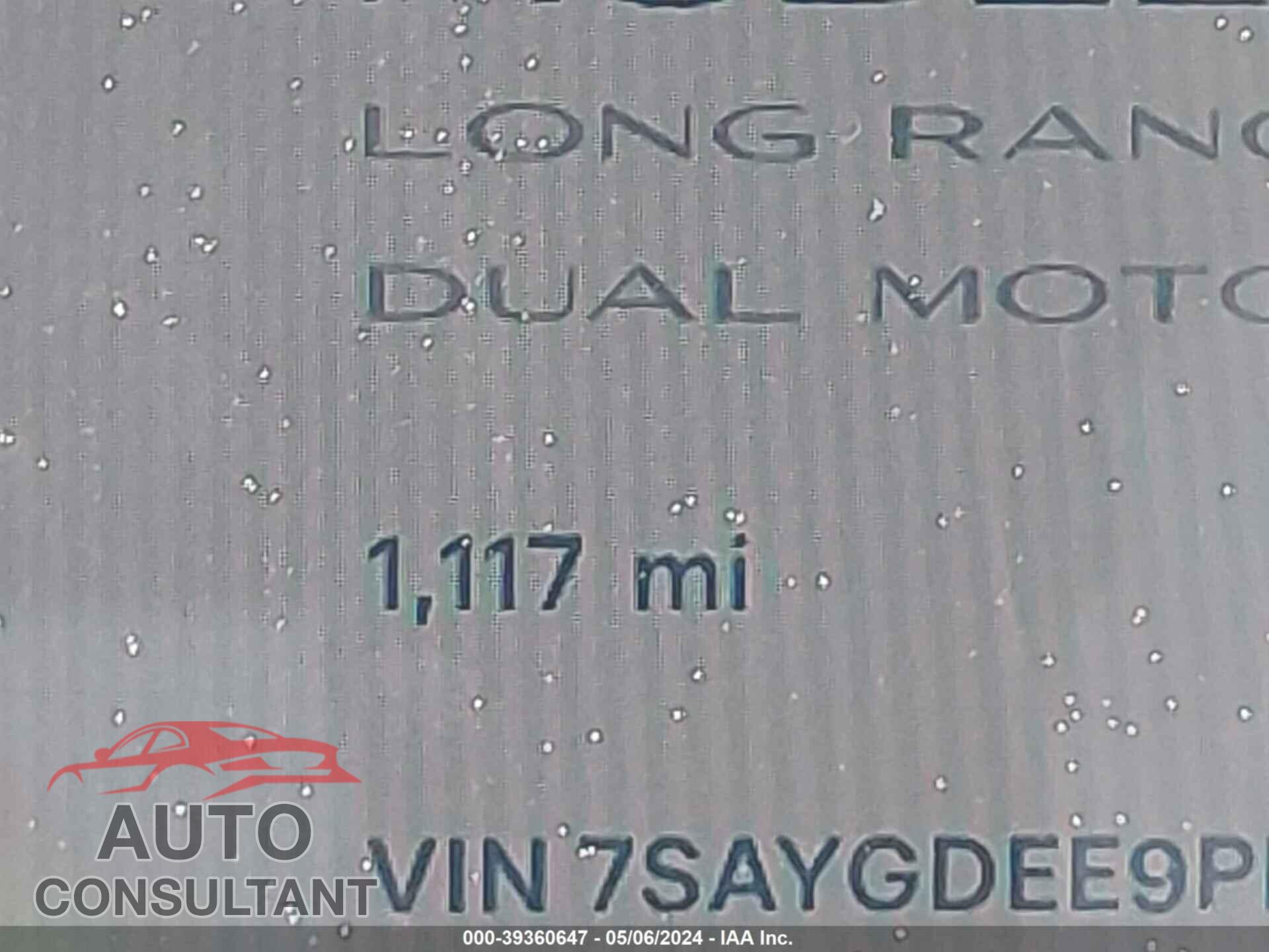TESLA MODEL Y 2023 - 7SAYGDEE9PF903997