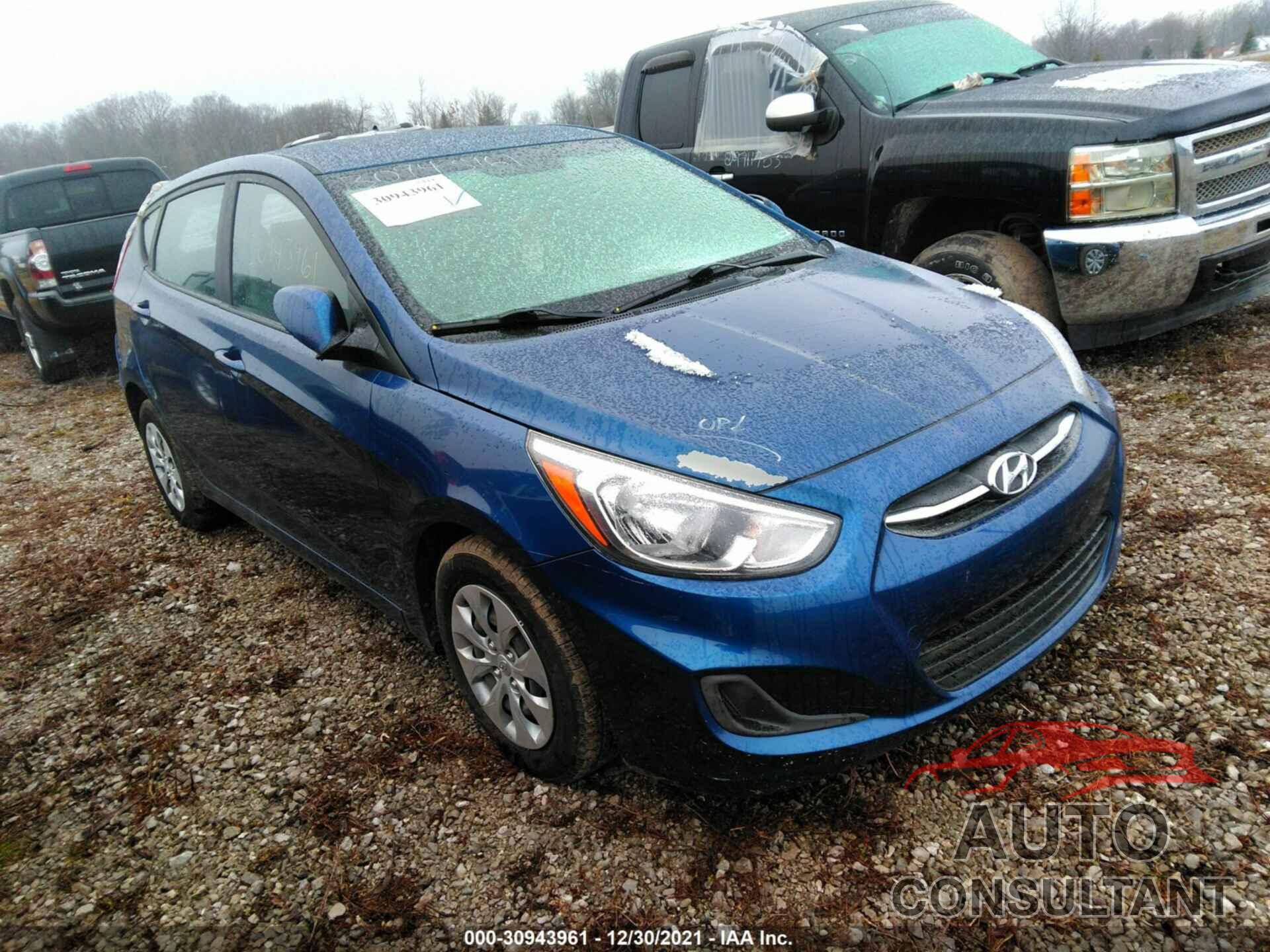 HYUNDAI ACCENT 2017 - KMHCT5AE3HU319825