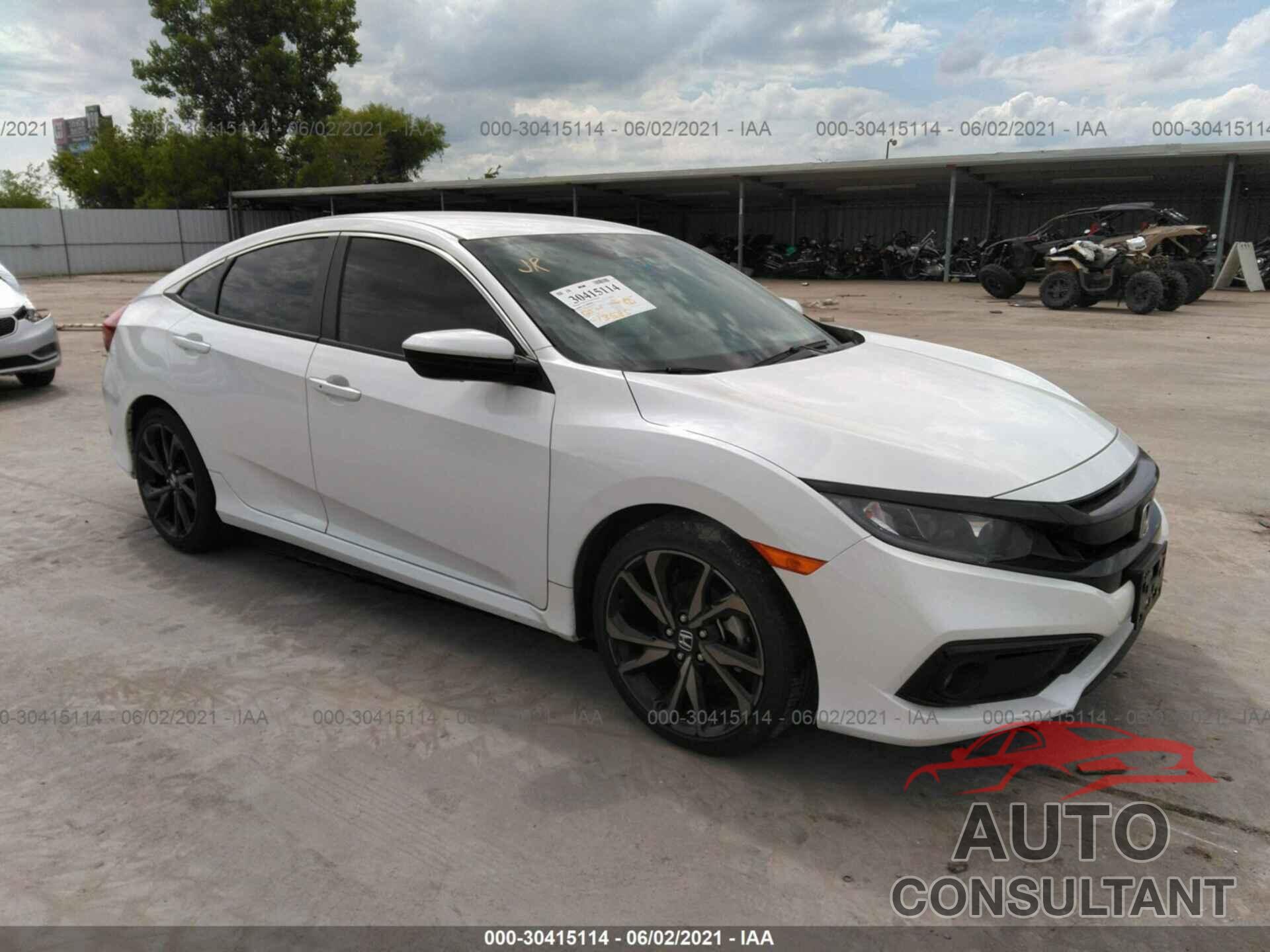 HONDA CIVIC SEDAN 2020 - 19XFC2F85LE019696