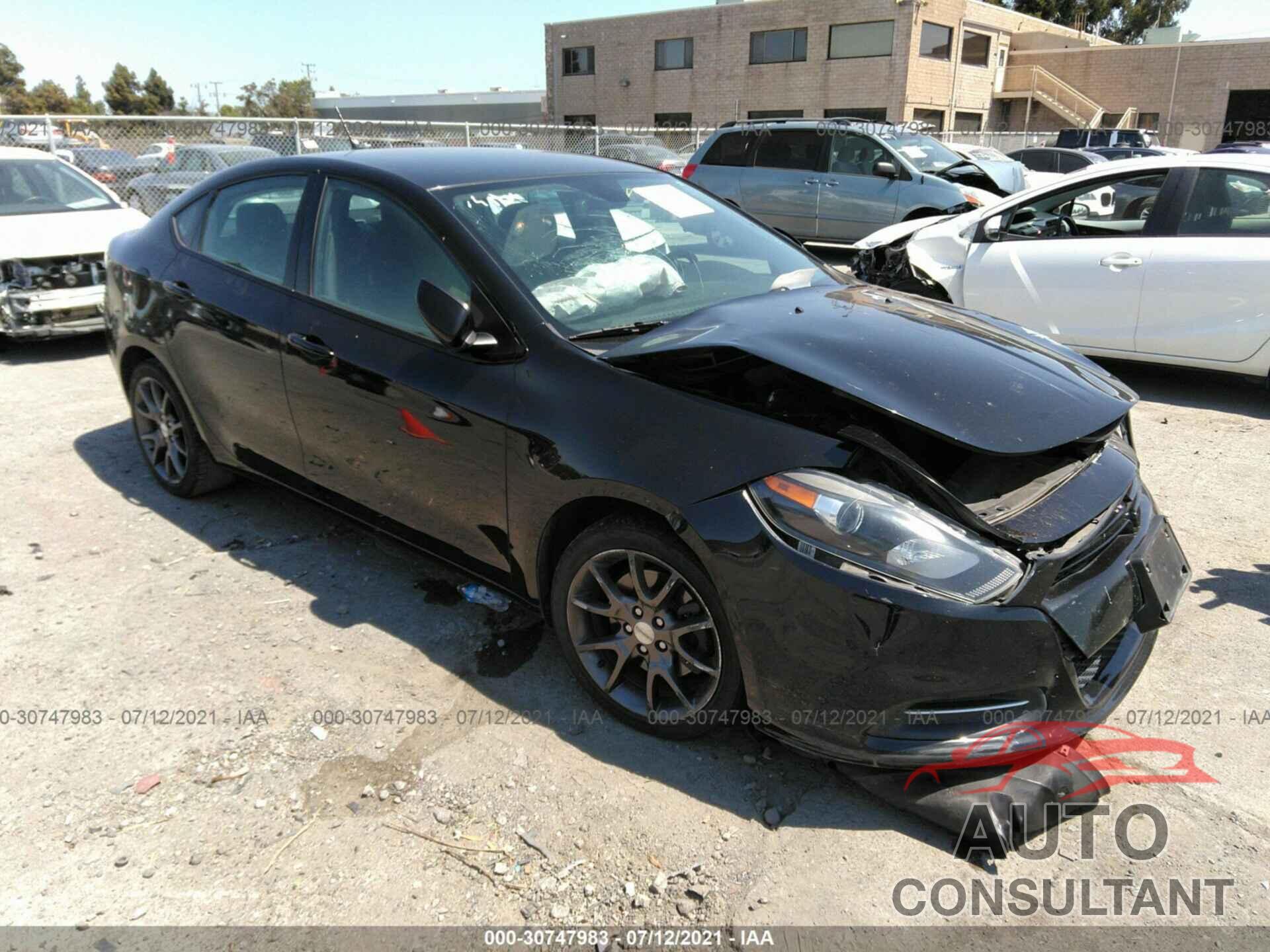 DODGE DART 2016 - 1C3CDFAA7GD533532