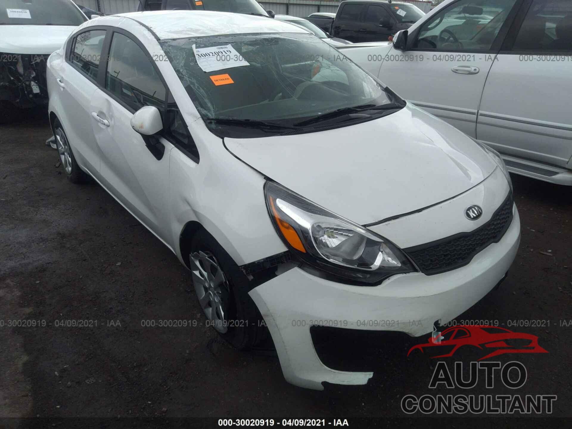 KIA RIO 2017 - KNADM4A34H6050573
