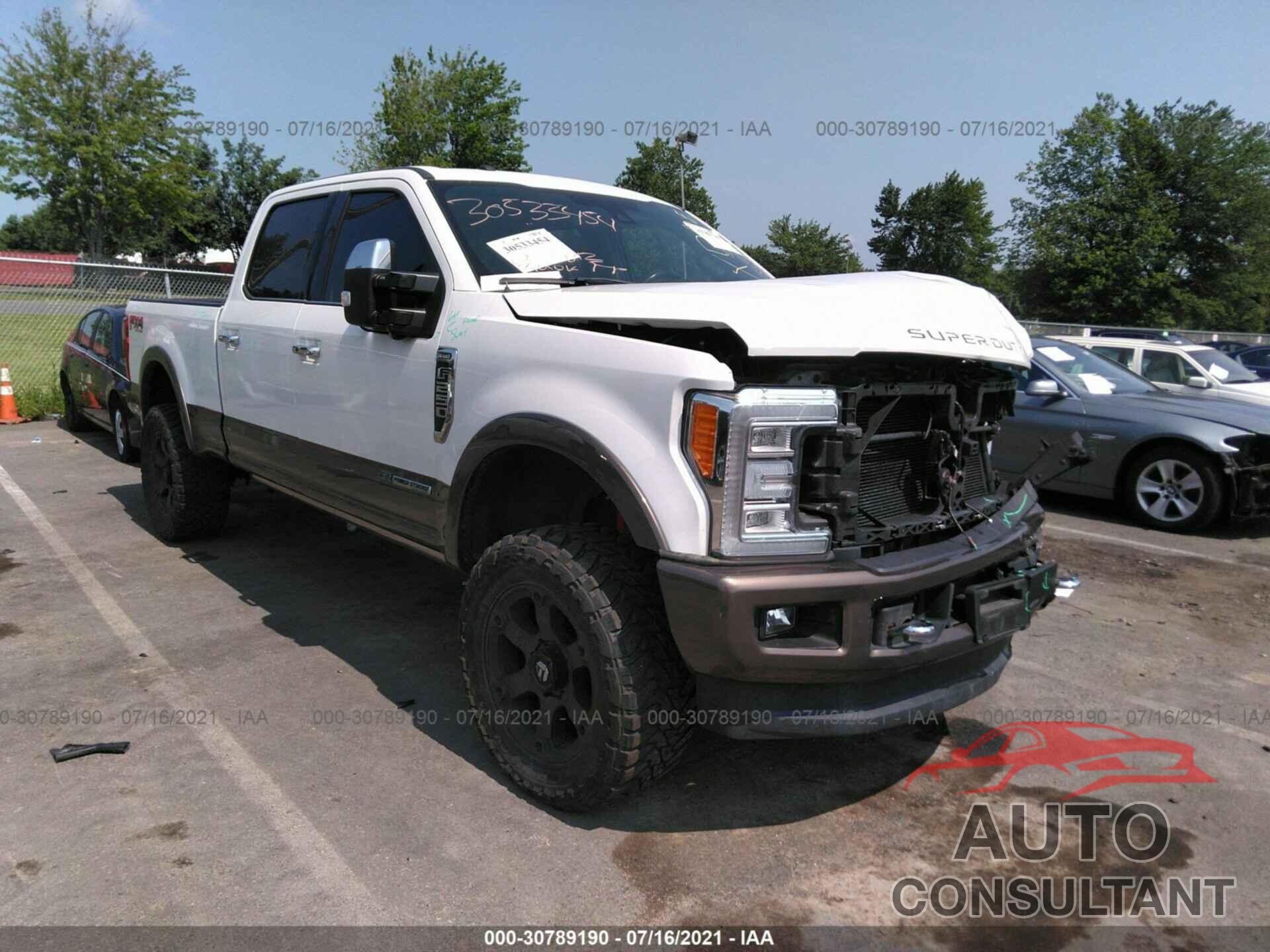 FORD SUPER DUTY F-250 SRW 2017 - 1FT7W2BT7HEE37329