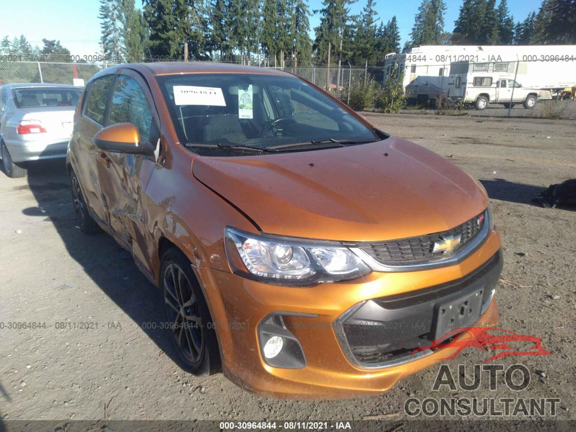CHEVROLET SONIC 2017 - 1G1JD6SH2H4120281
