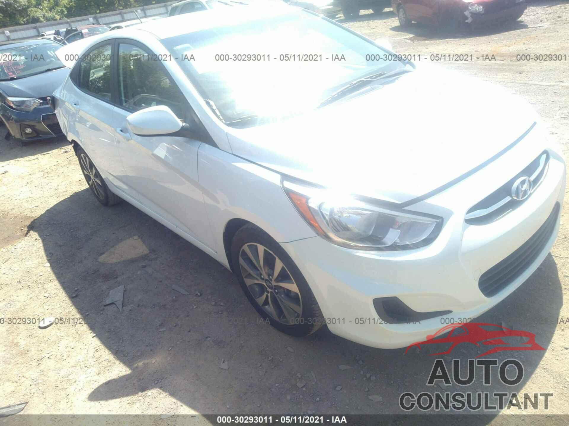 HYUNDAI ACCENT 2017 - KMHCT4AE9HU348708