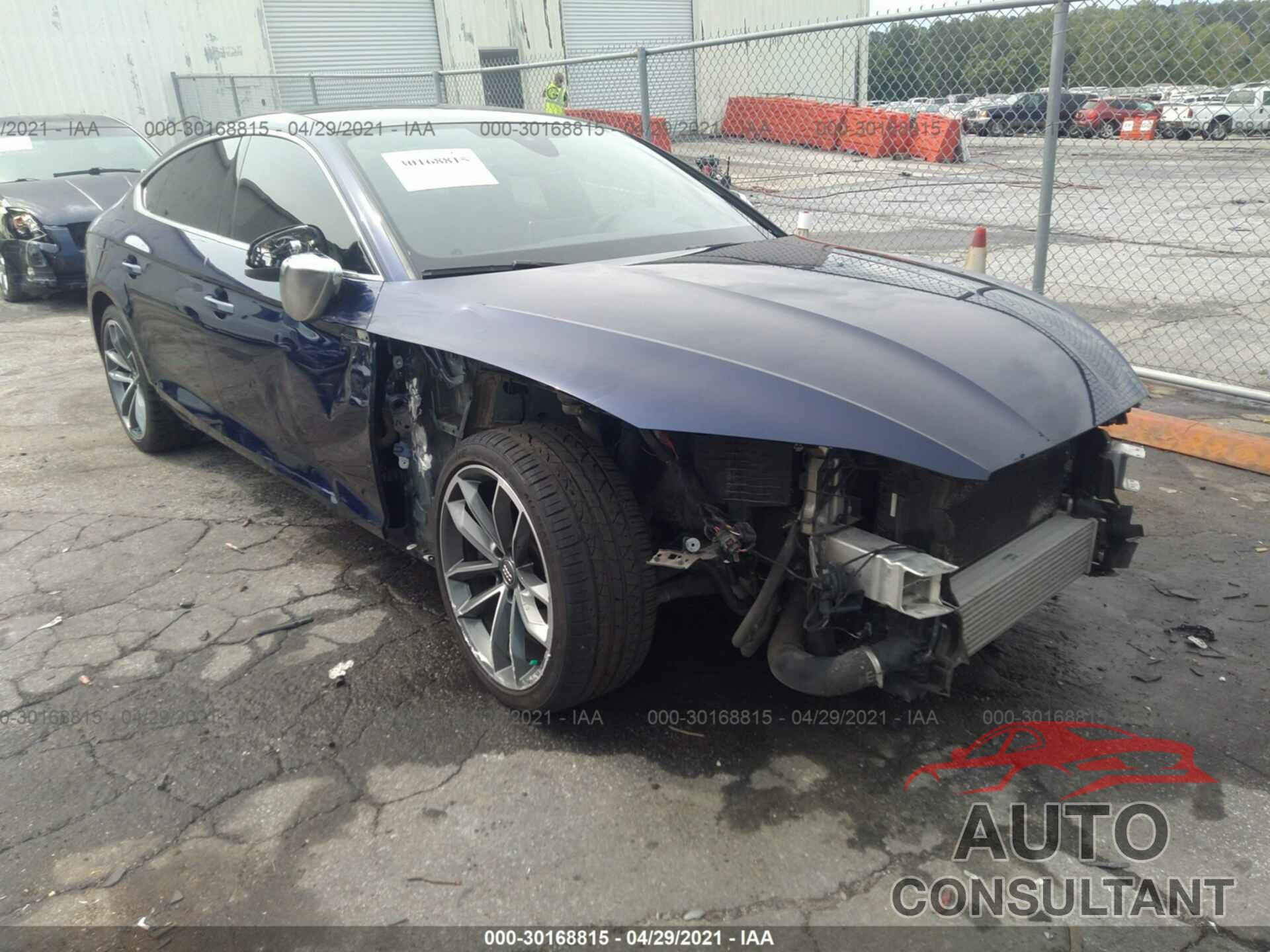AUDI S5 SPORTBACK 2018 - WAUC4CF59JA058008