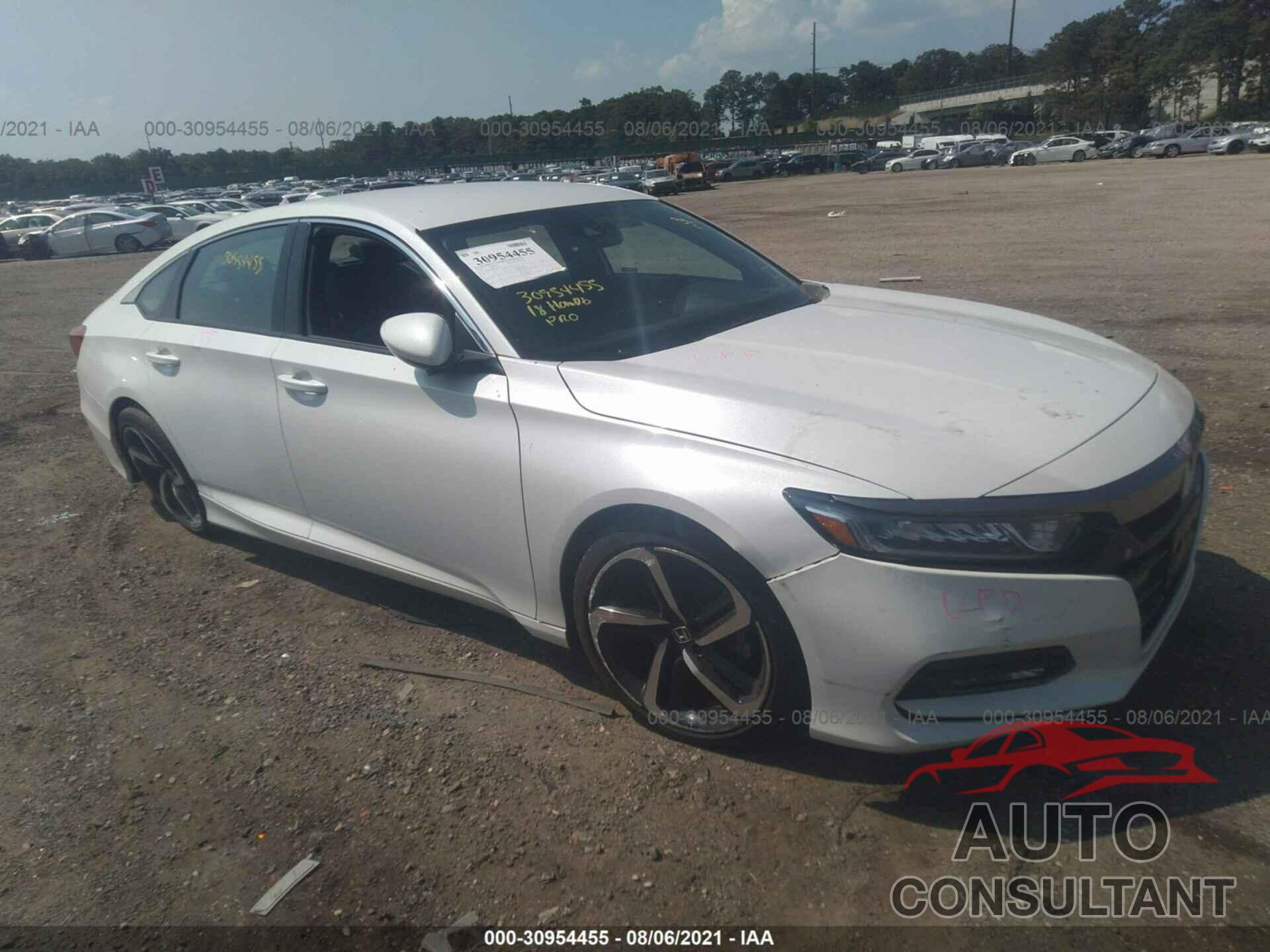 HONDA ACCORD SEDAN 2018 - 1HGCV1F38JA264361