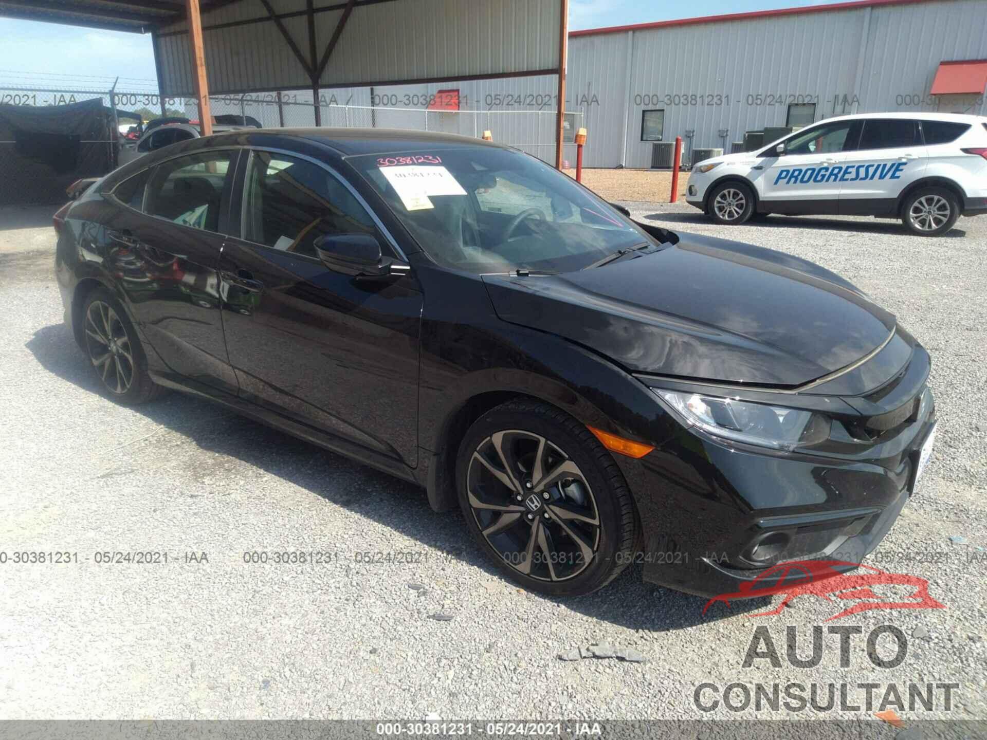 HONDA CIVIC SEDAN 2020 - 2HGFC2F89LH590761