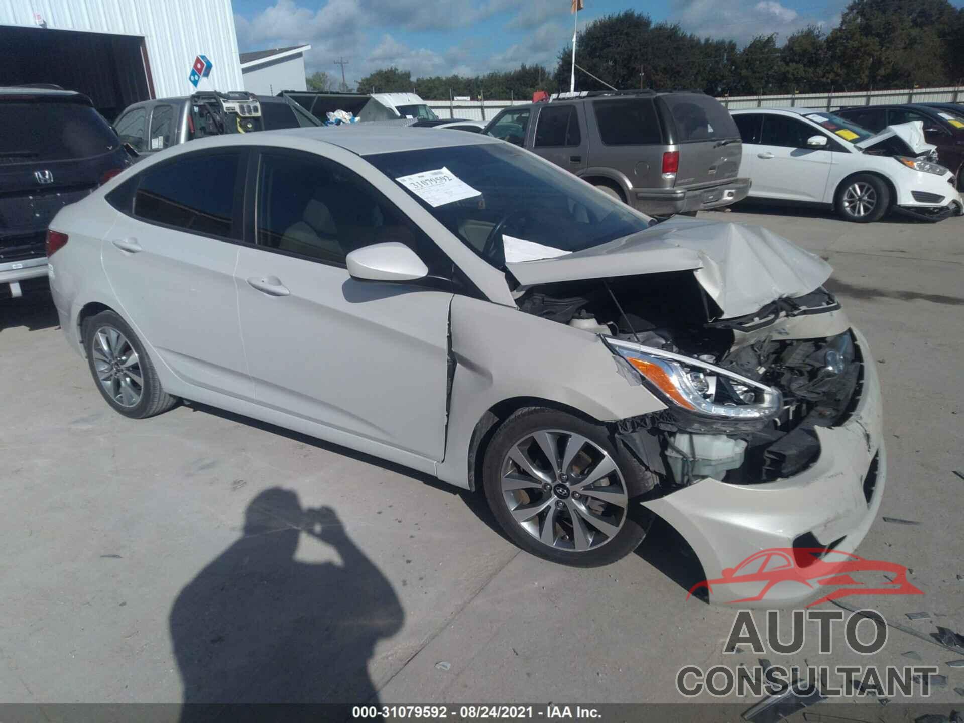 HYUNDAI ACCENT 2016 - KMHCU4AE0GU118101