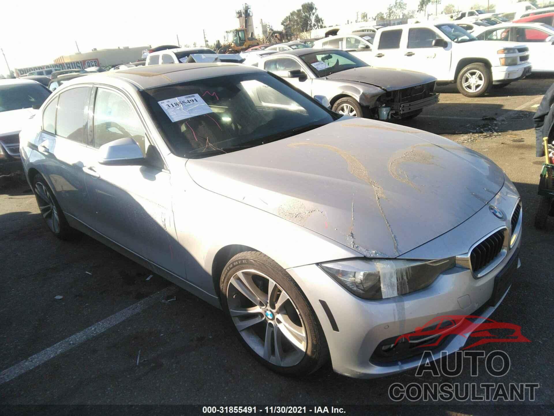 BMW 3 SERIES 2016 - WBA8E9G5XGNT84955