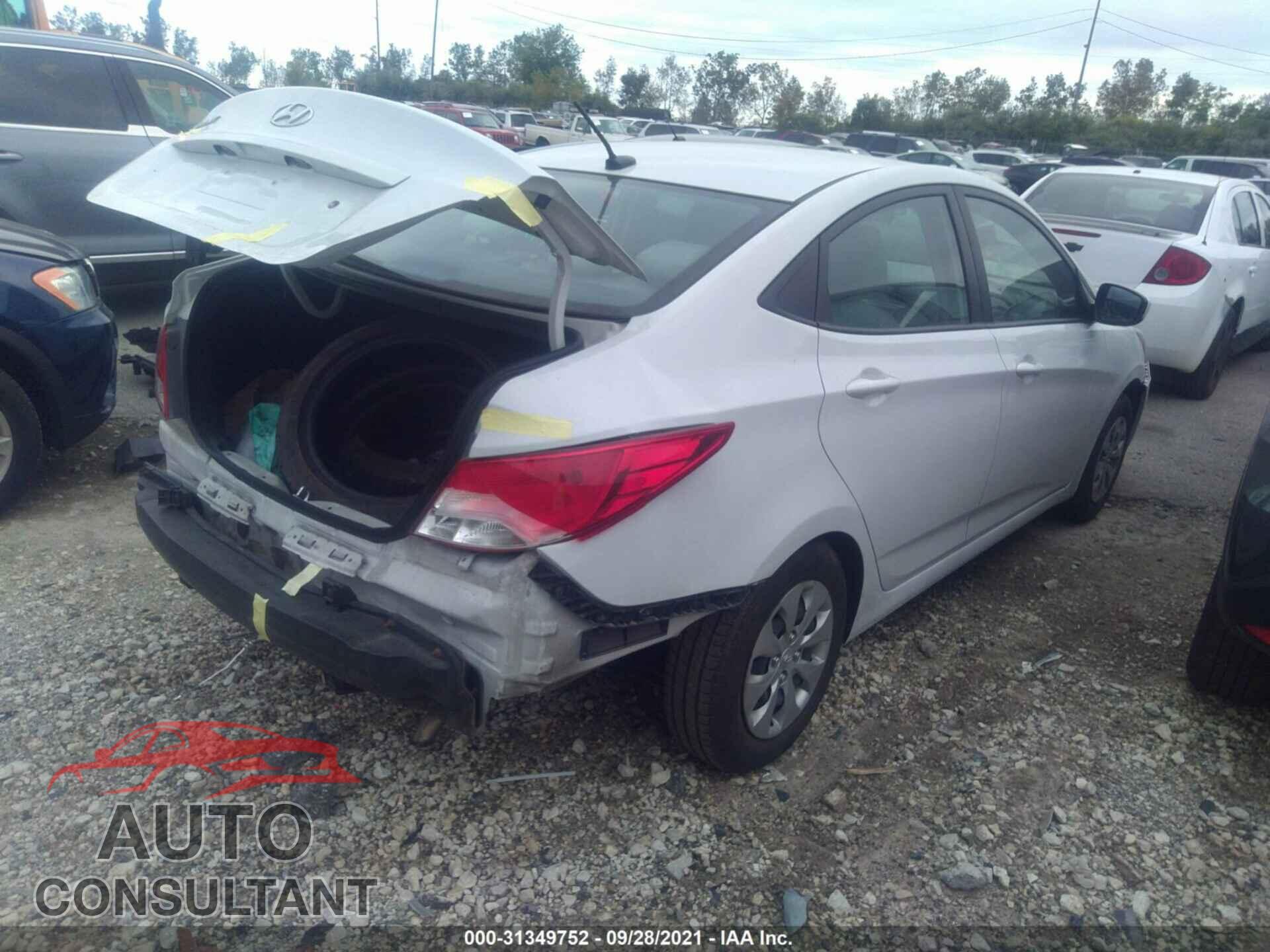 HYUNDAI ACCENT 2017 - KMHCT4AE5HU366557
