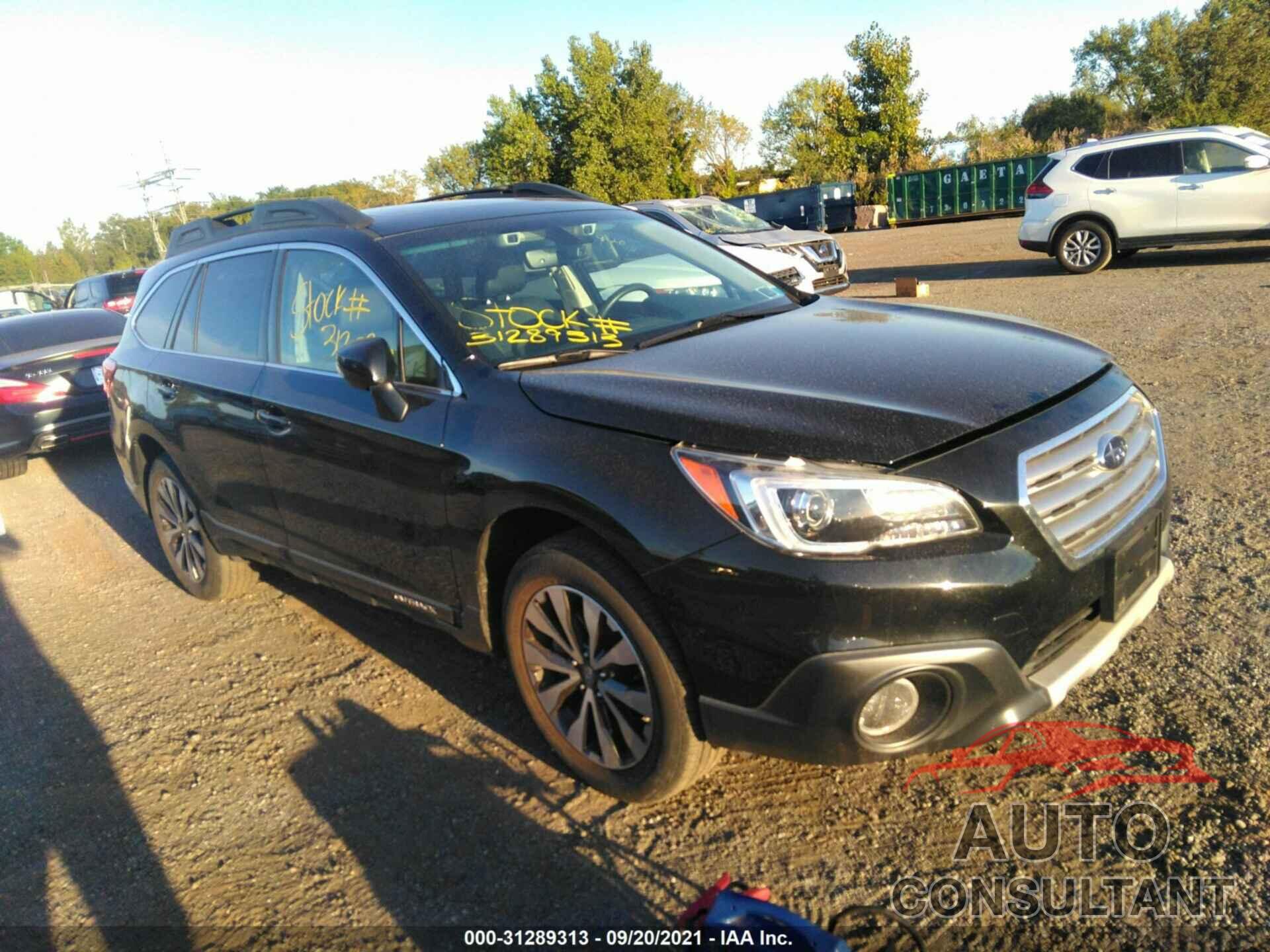 SUBARU OUTBACK 2017 - 4S4BSENC9H3418579