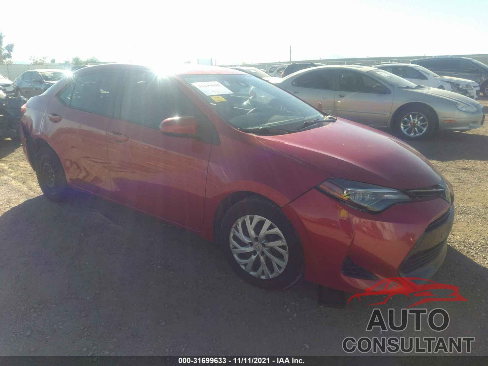 TOYOTA COROLLA 2017 - 5YFBURHE1HP701147