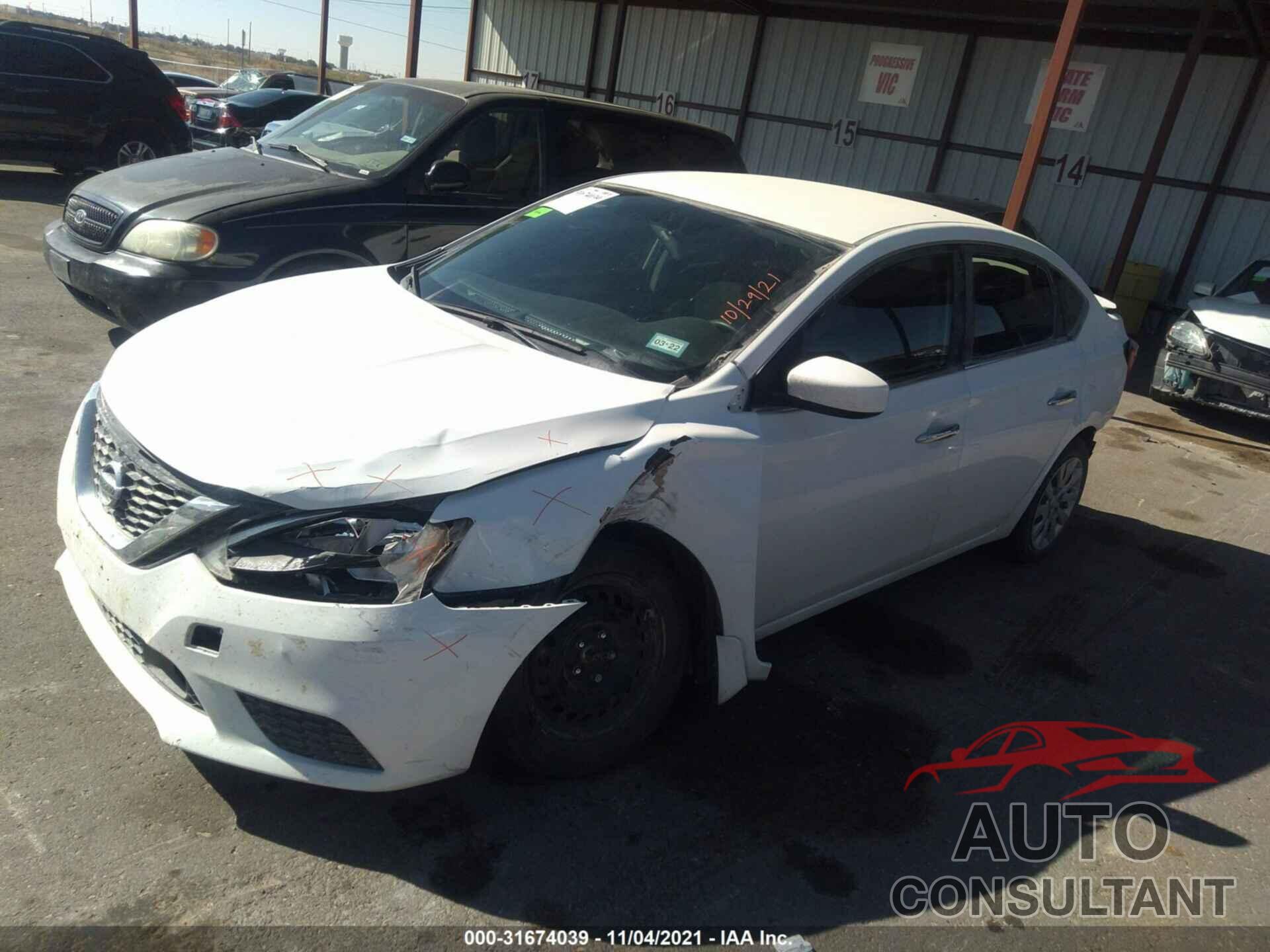 NISSAN SENTRA 2019 - 3N1AB7APXKY285644