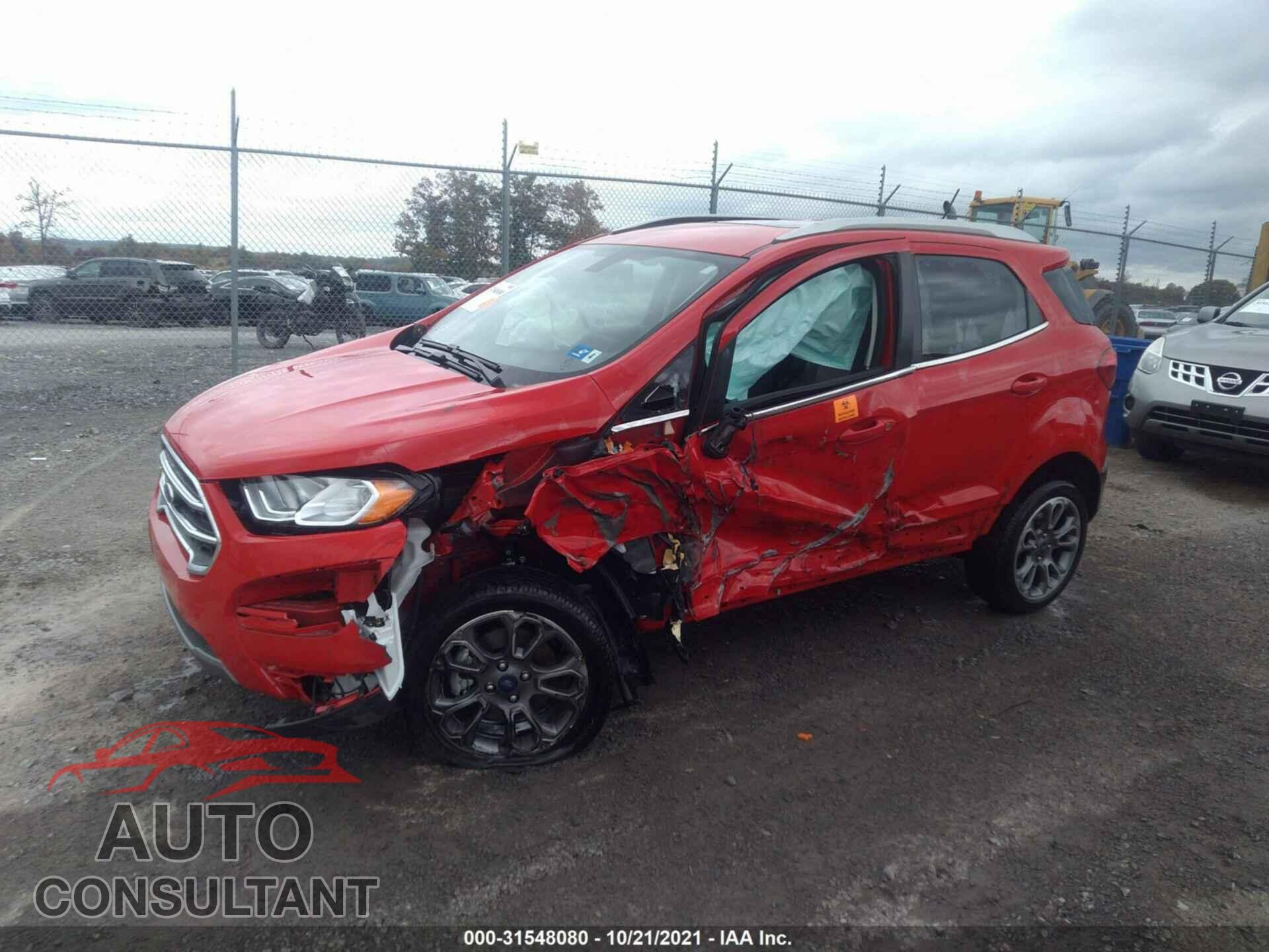 FORD ECOSPORT 2021 - MAJ6S3KL7MC405022