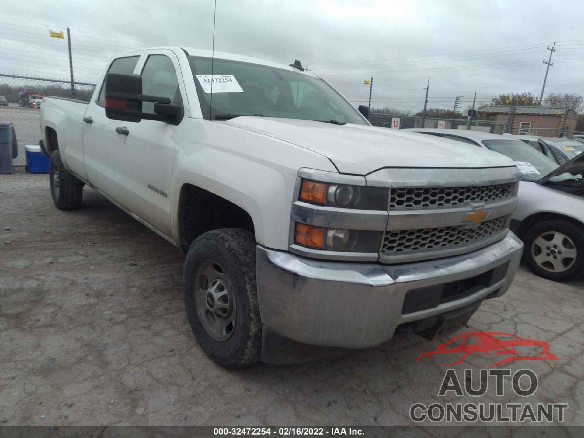 CHEVROLET SILVERADO 2500HD 2019 - 1GC1KREG7KF182322