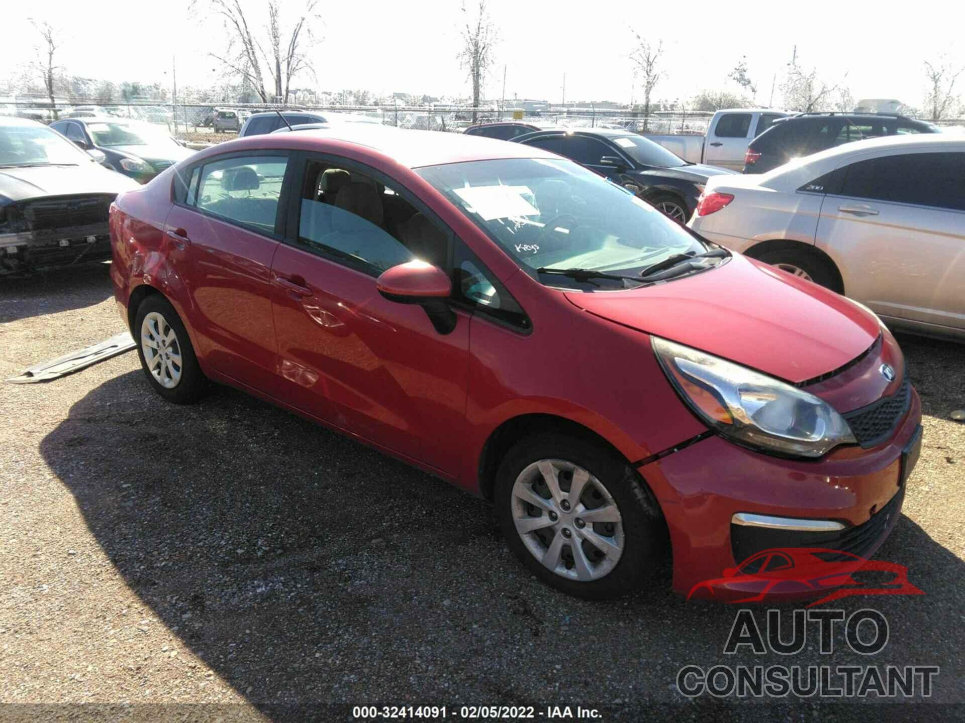 KIA RIO 2017 - KNADM4A31H6026411