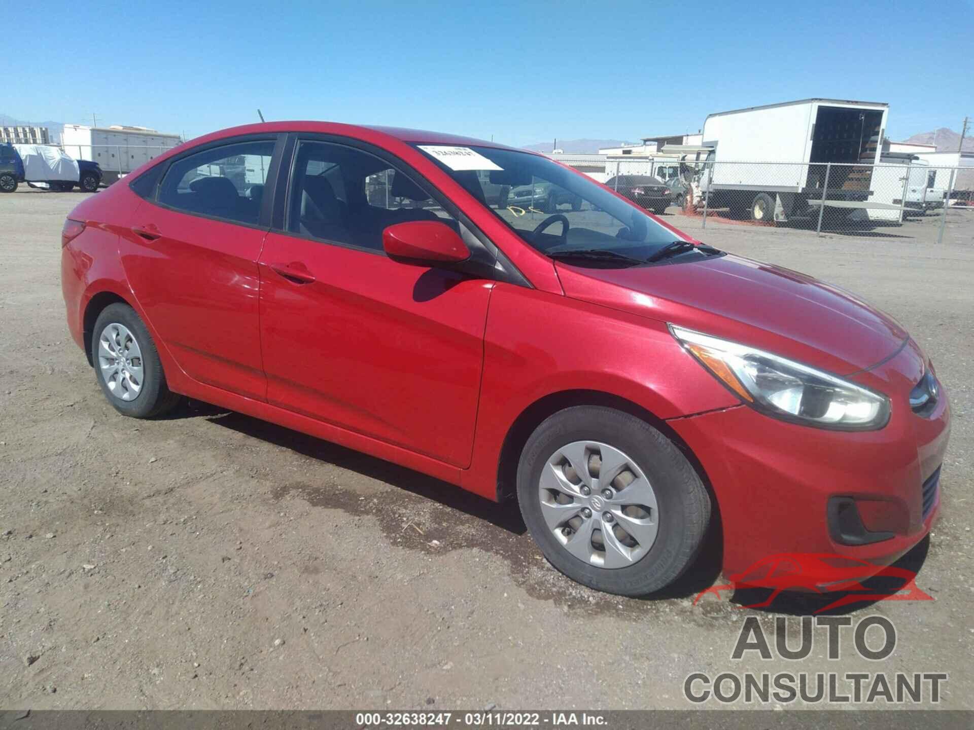 HYUNDAI ACCENT 2016 - KMHCT4AE2GU994199