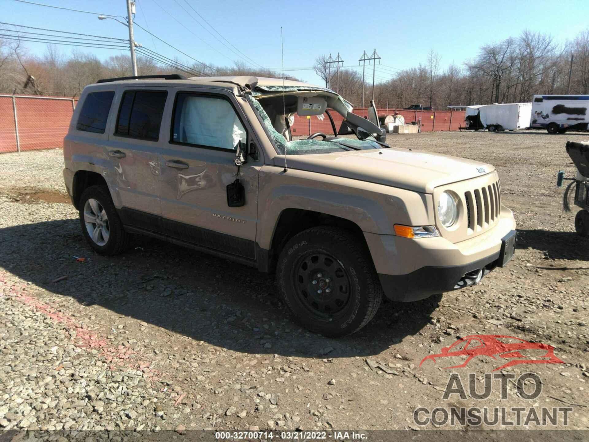 JEEP PATRIOT 2017 - 1C4NJRFB6HD140140