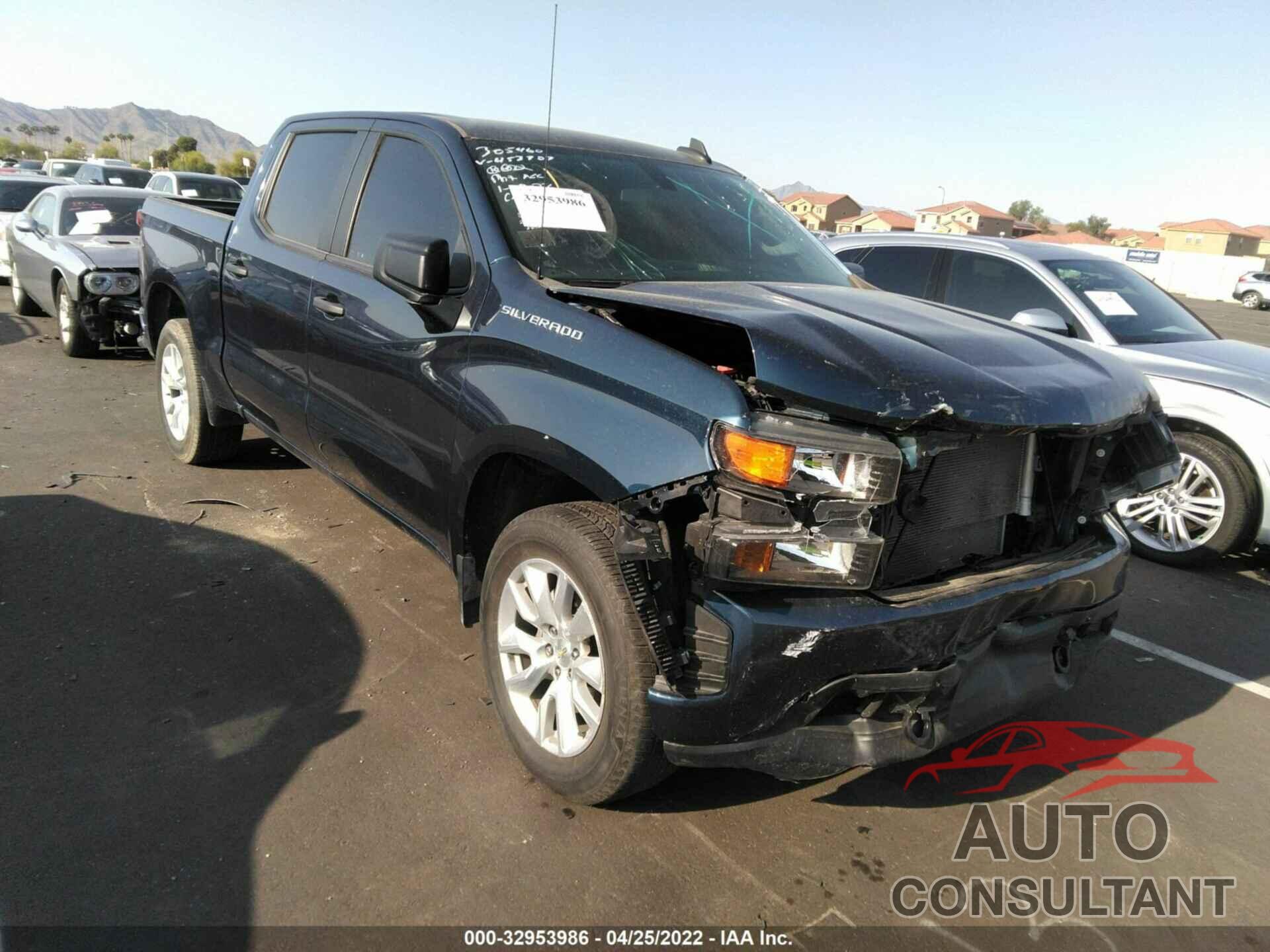 CHEVROLET SILVERADO 1500 2020 - 3GCPWBEH4LG453707