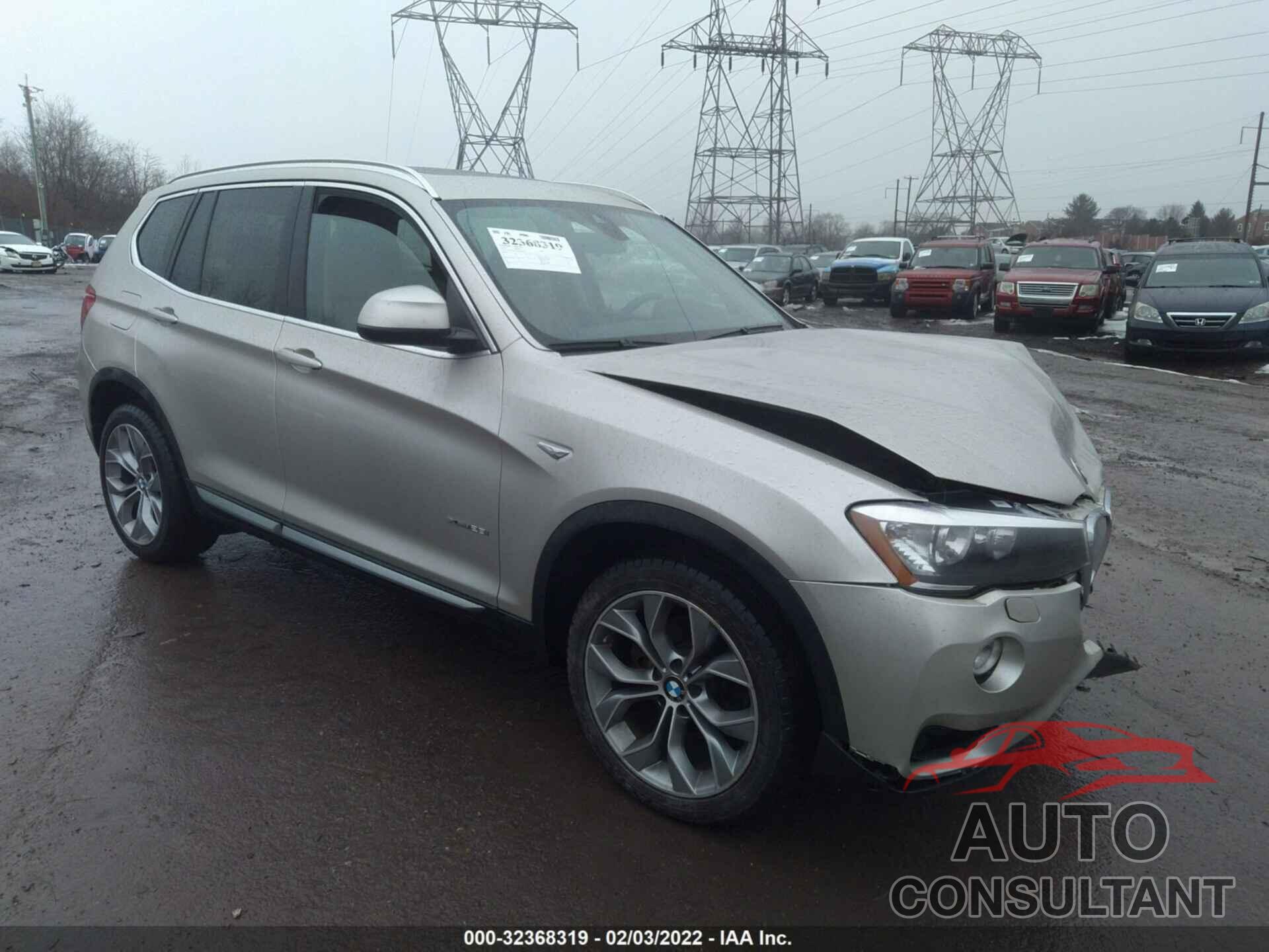 BMW X3 2016 - 5UXWX9C54G0D82062