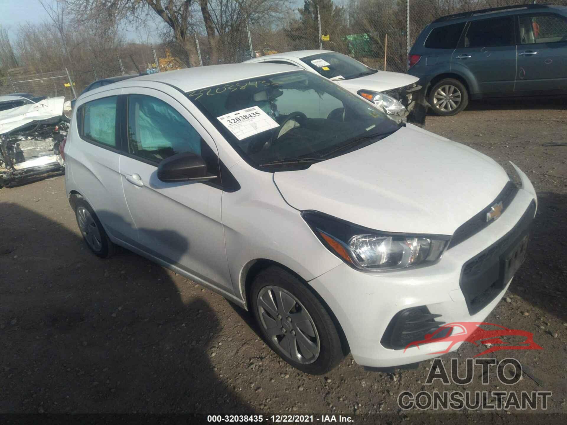 CHEVROLET SPARK 2017 - KL8CA6SA4HC839929