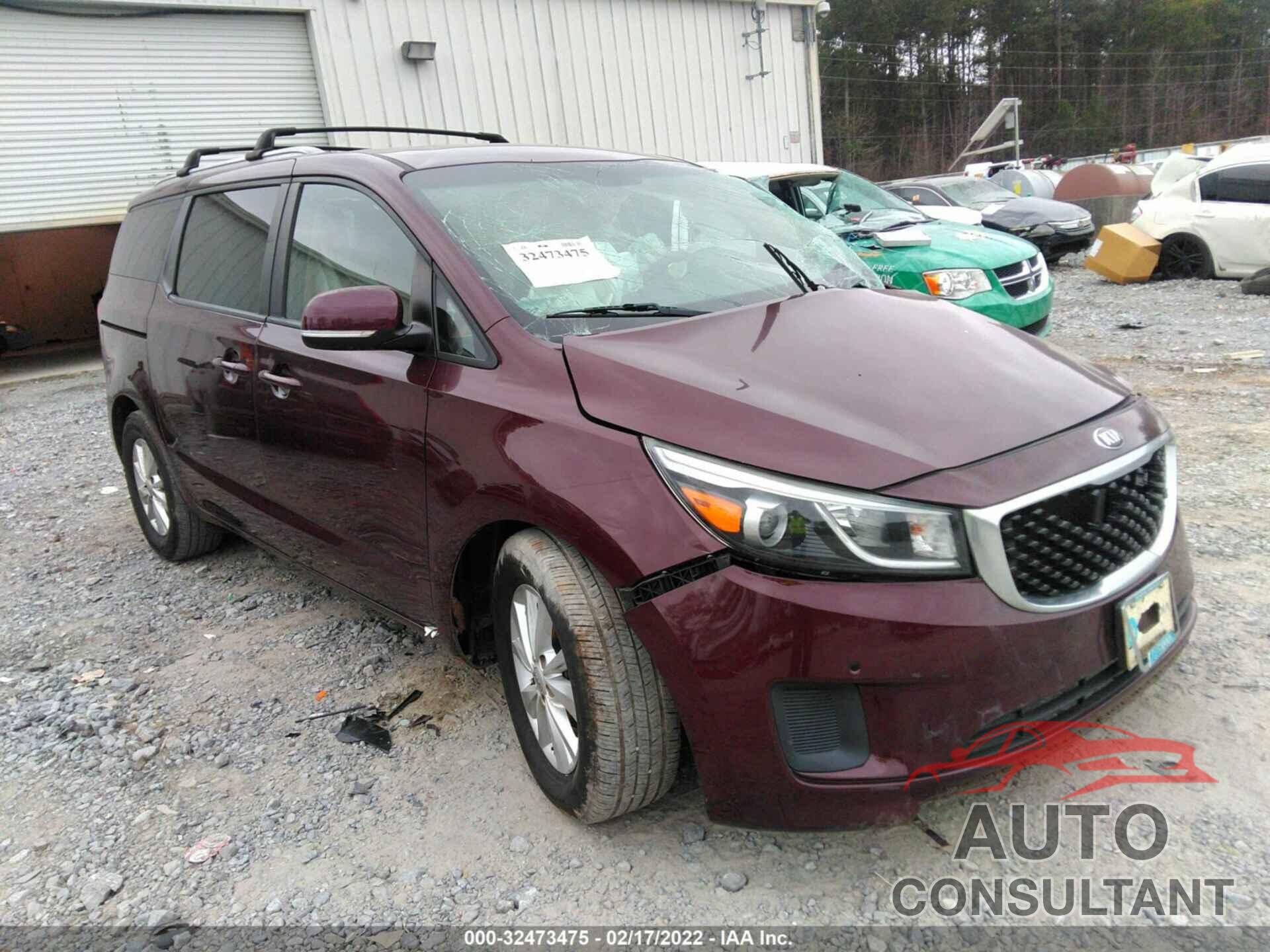 KIA SEDONA 2016 - KNDMB5C13G6210144