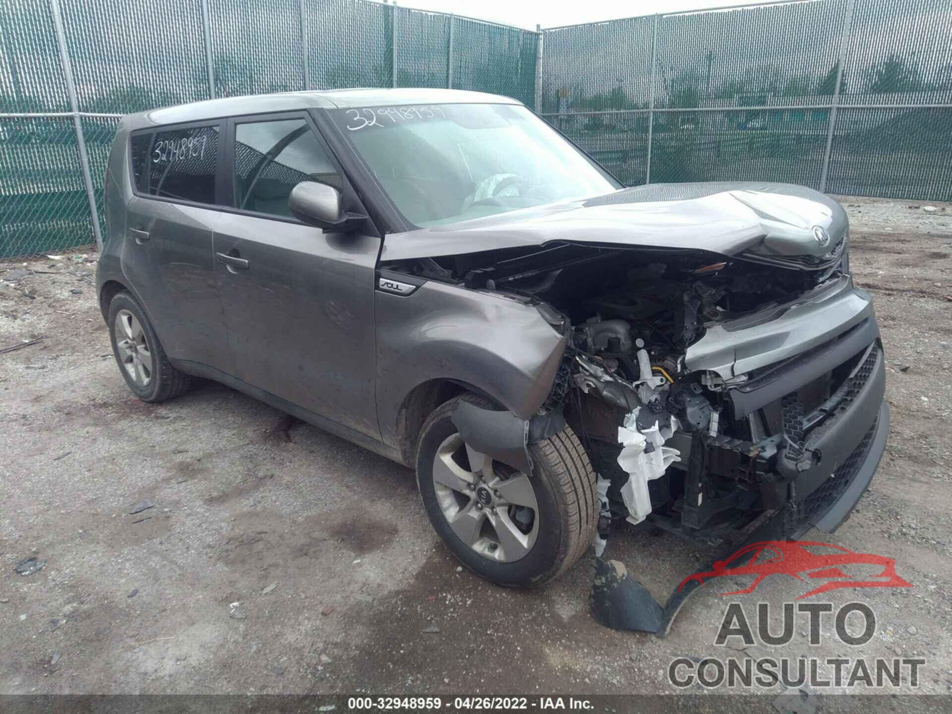KIA SOUL 2019 - KNDJN2A2XK7012927