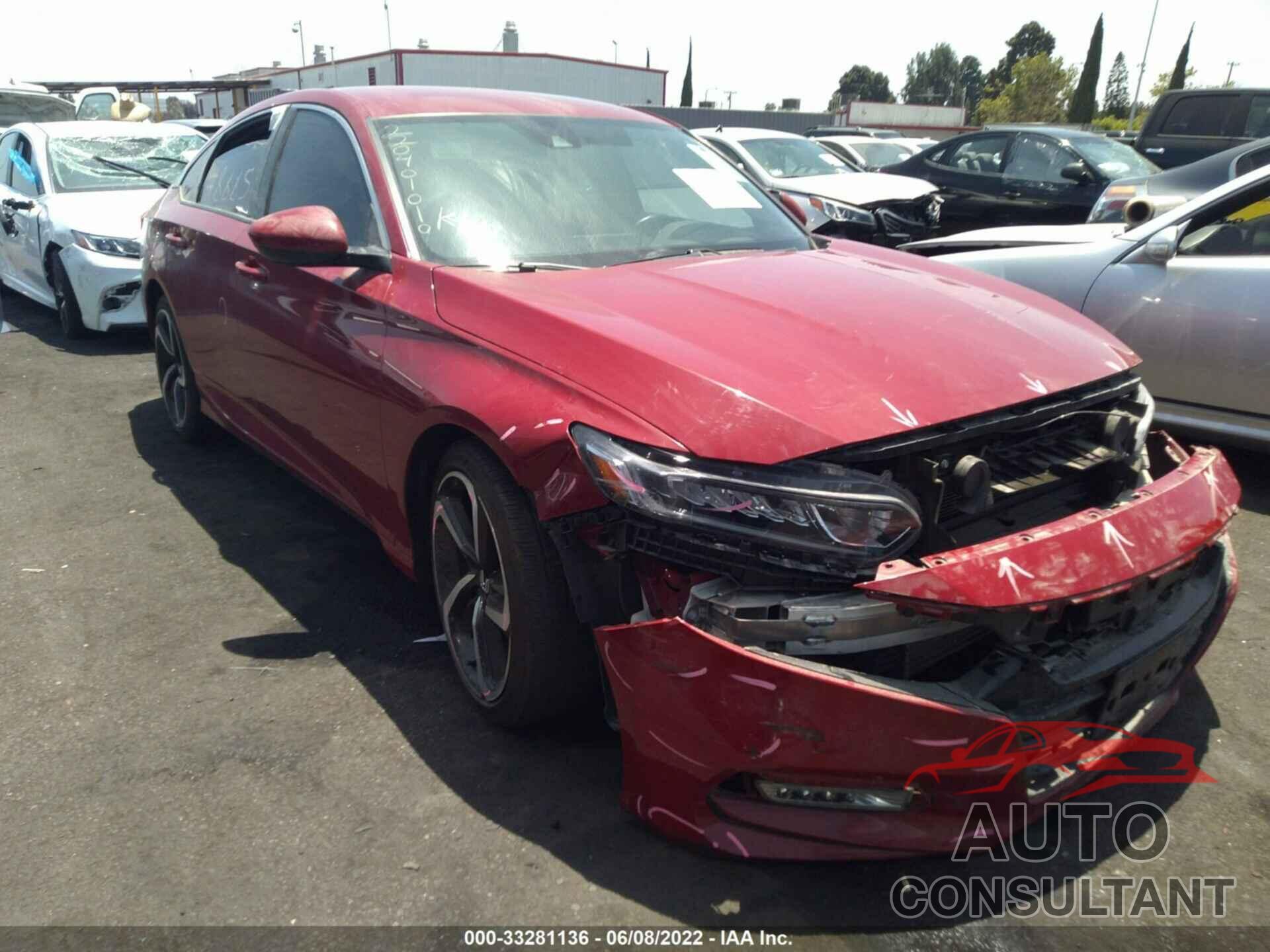 HONDA ACCORD SEDAN 2019 - 1HGCV1F32KA101075