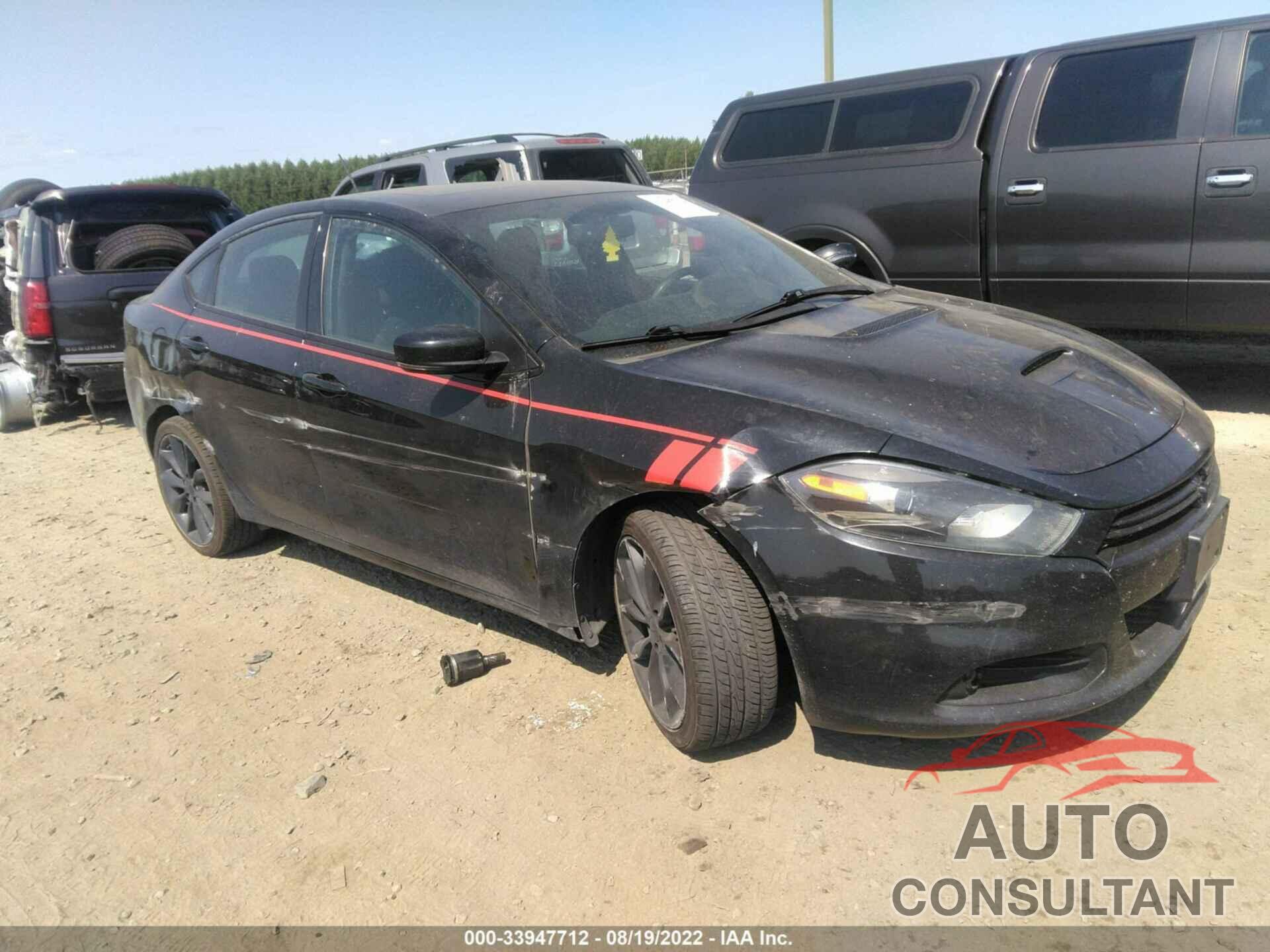 DODGE DART 2016 - 1C3CDFGBXGD819200