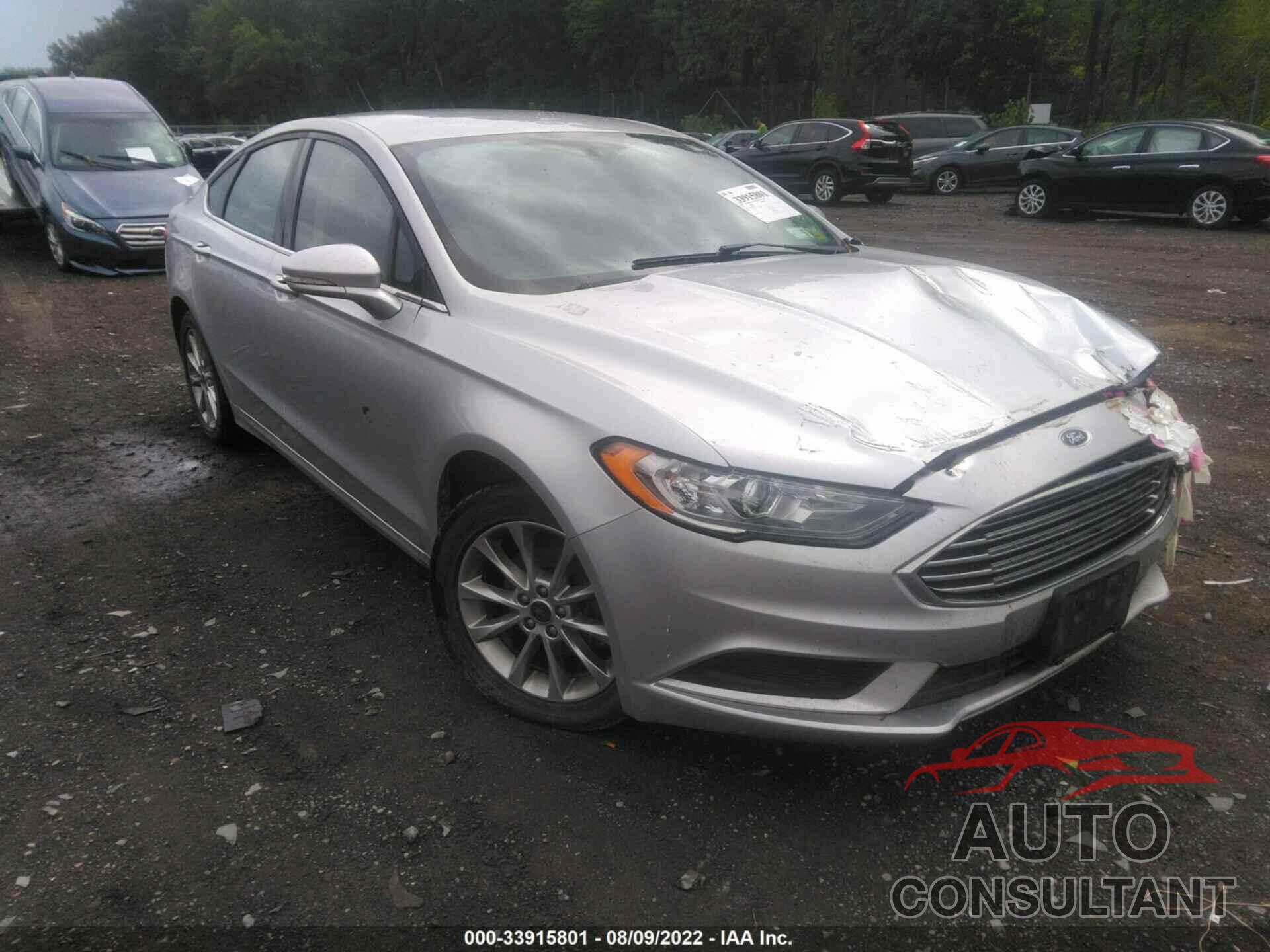 FORD FUSION 2017 - 3FA6P0H75HR267434