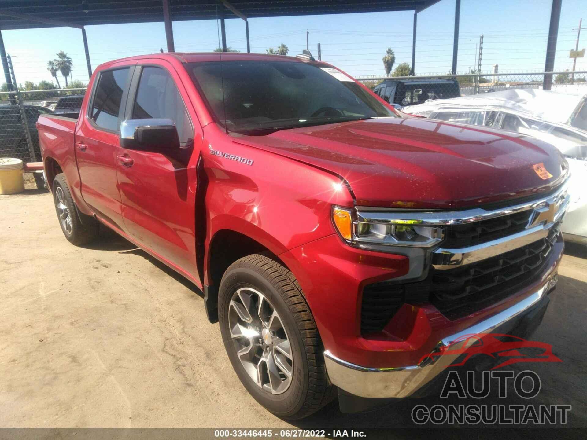 CHEVROLET SILVERADO 1500 2022 - 1GCPACED7NZ512785