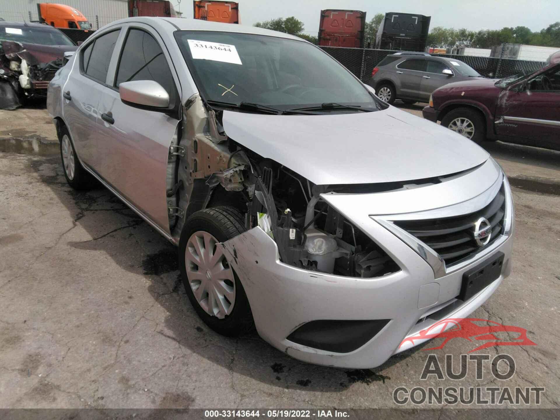 NISSAN VERSA 2016 - 3N1CN7AP1GL868334