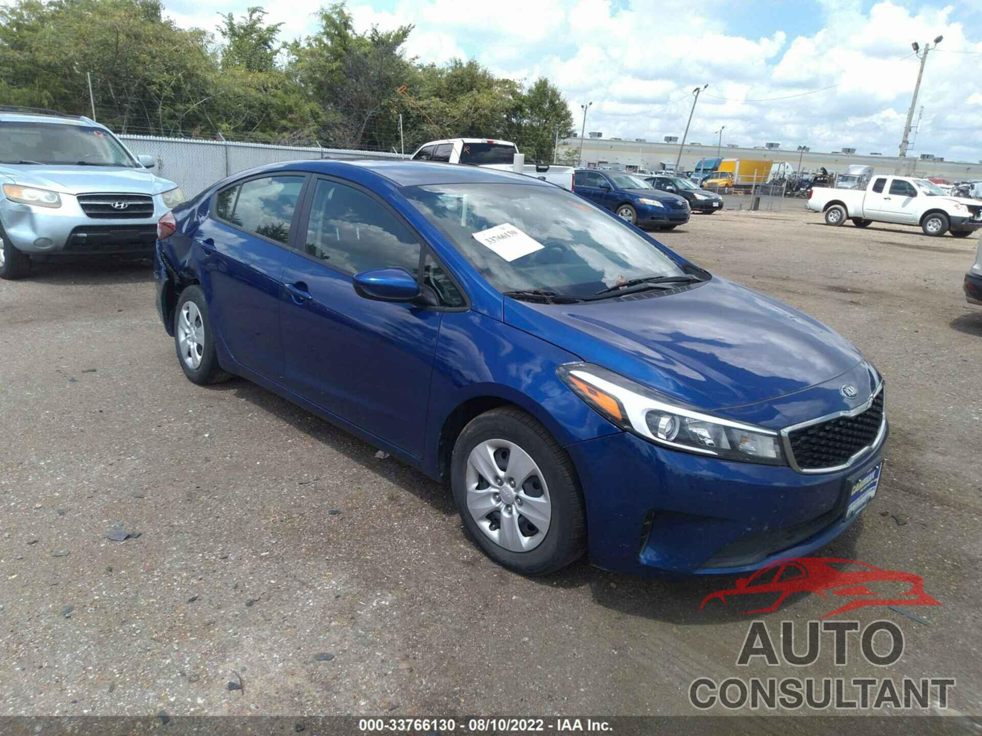 KIA FORTE 2017 - 3KPFK4A75HE124291