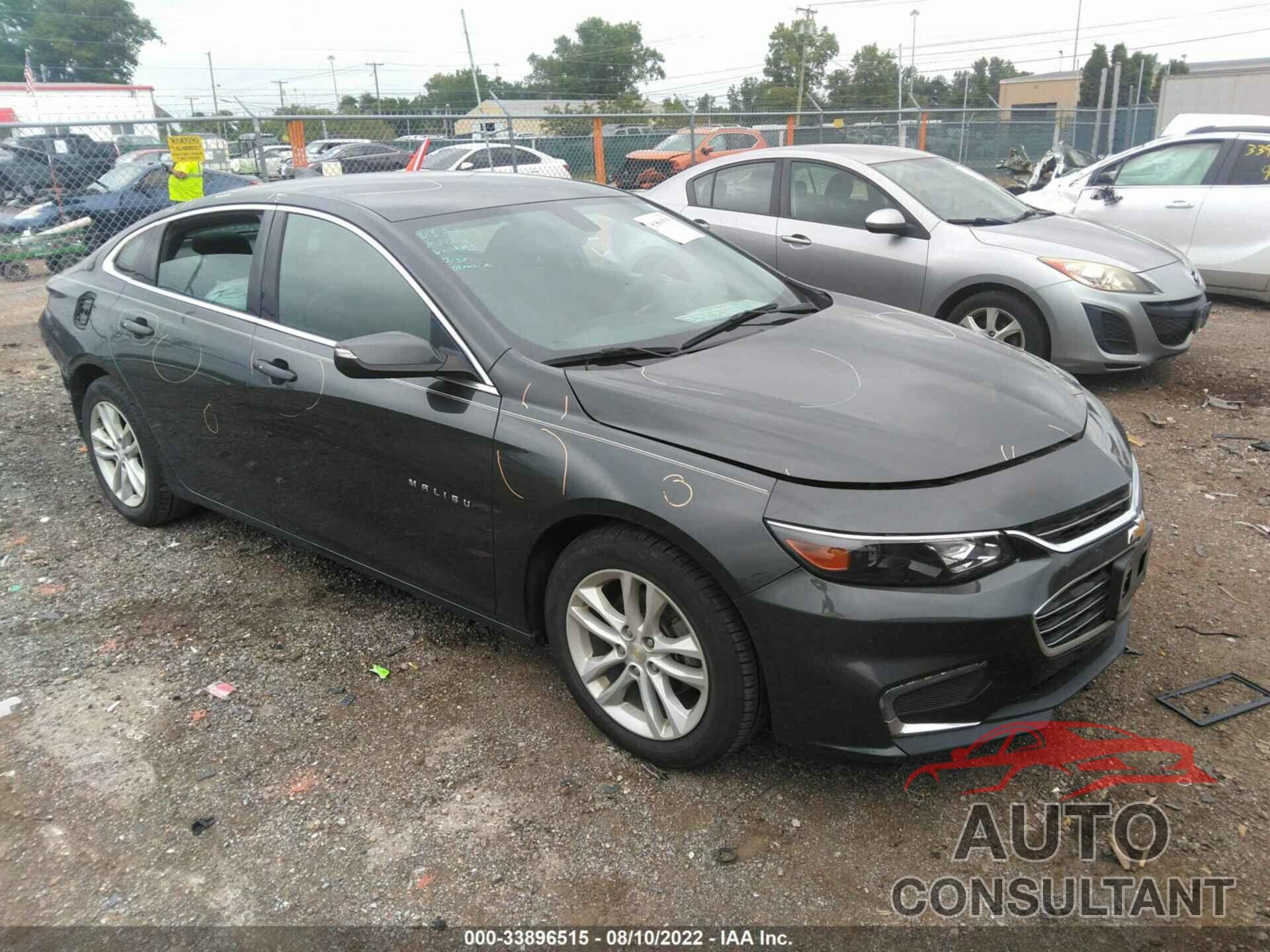 CHEVROLET MALIBU 2016 - 1G1ZE5ST0GF278586