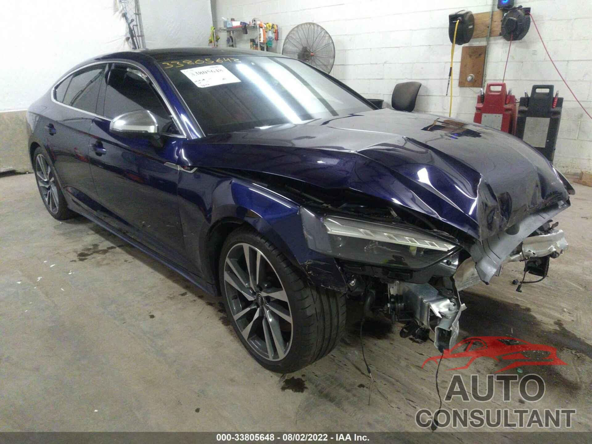 AUDI S5 SPORTBACK 2022 - WAUC4CF54NA008624