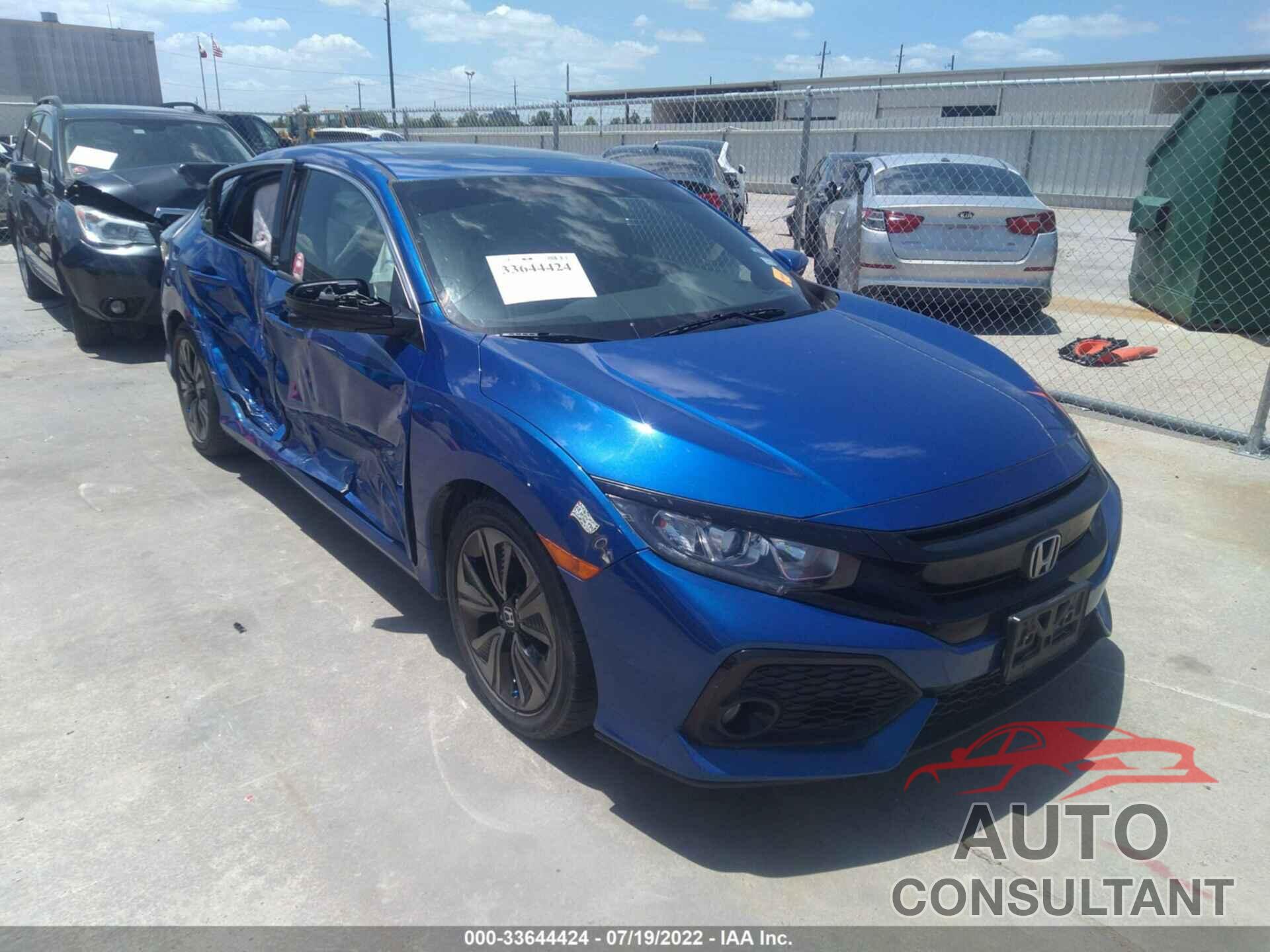 HONDA CIVIC HATCHBACK 2017 - SHHFK7H5XHU225986