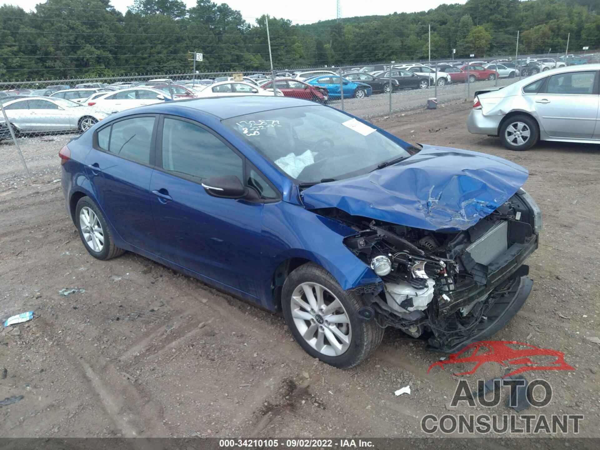 KIA FORTE 2017 - 3KPFL4A73HE054349