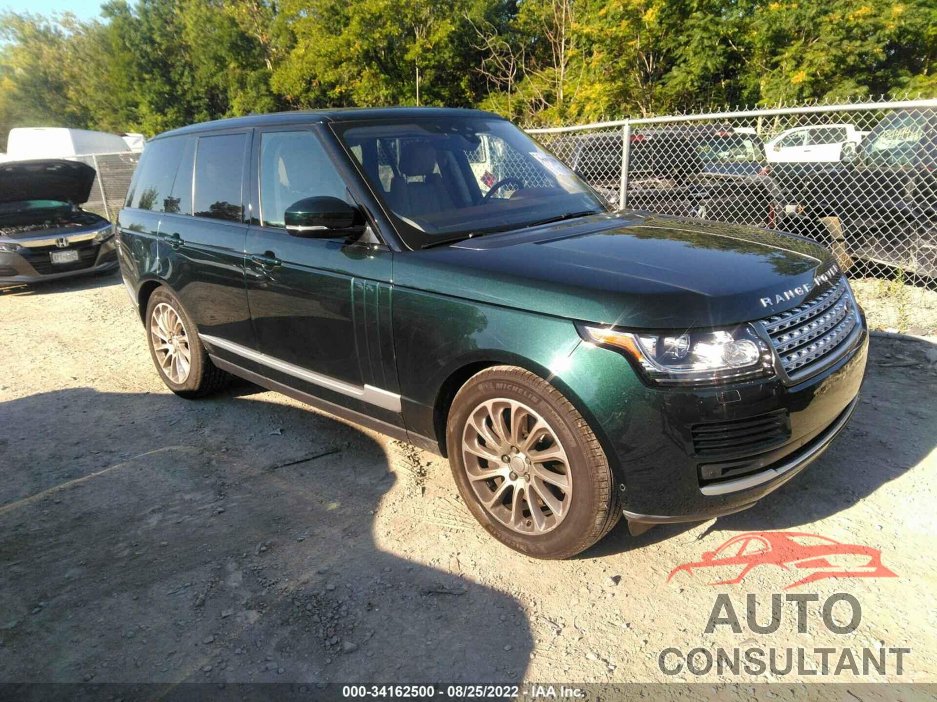 LAND ROVER RANGE ROVER 2017 - SALGS2FV0HA335555