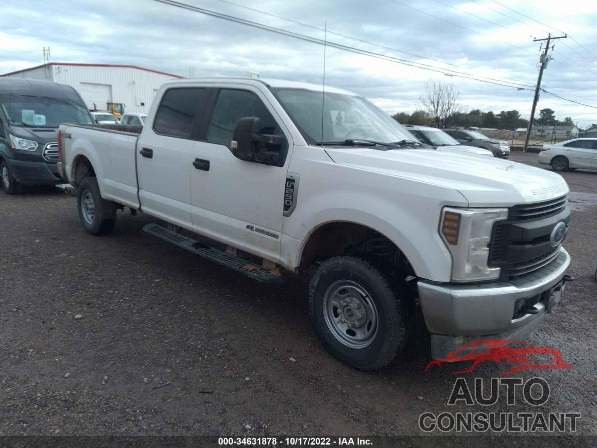 FORD SUPER DUTY F-250 SRW 2019 - 1FT7W2BT4KEC90720