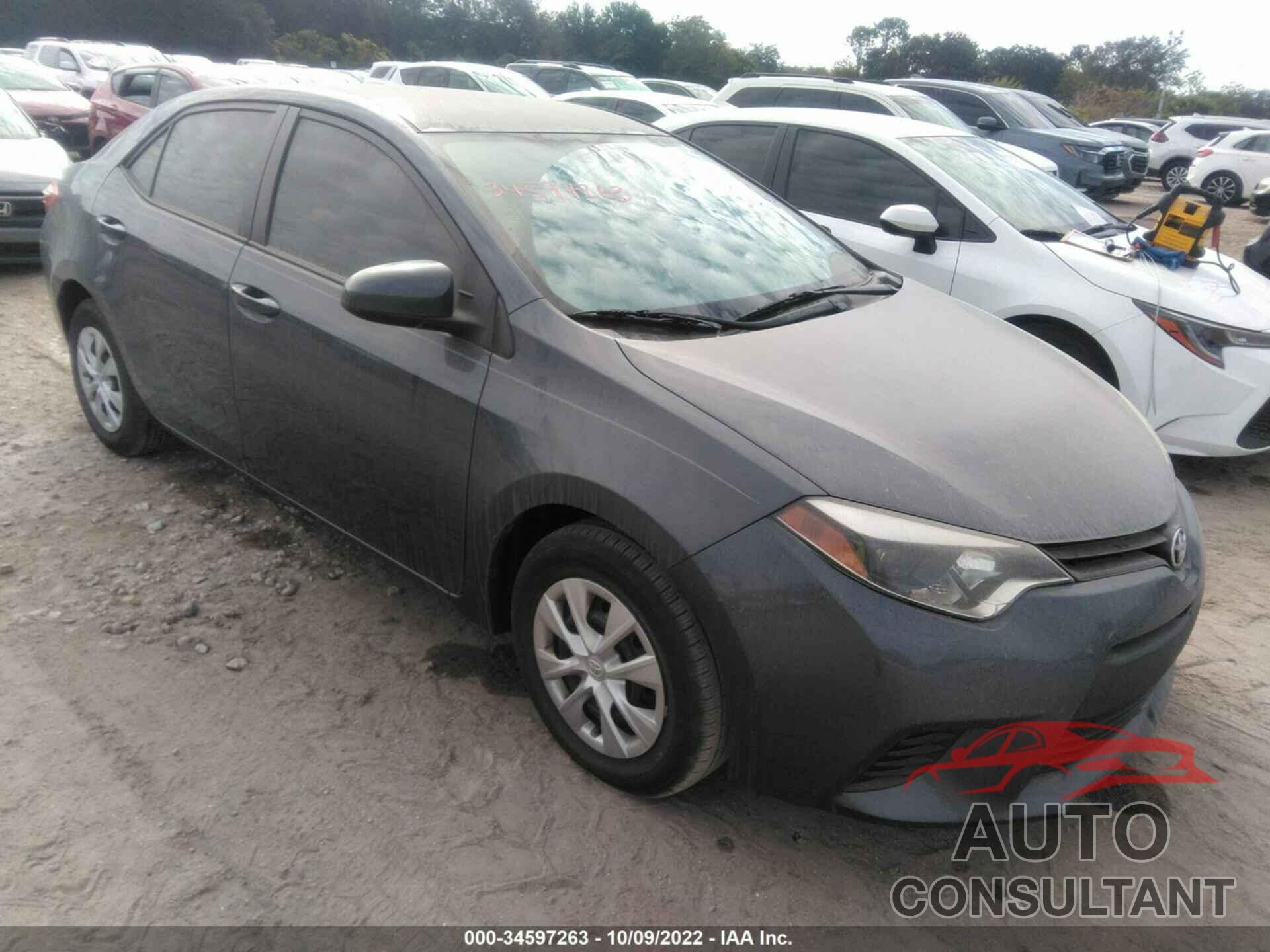 TOYOTA COROLLA 2016 - 5YFBURHE5GP470199