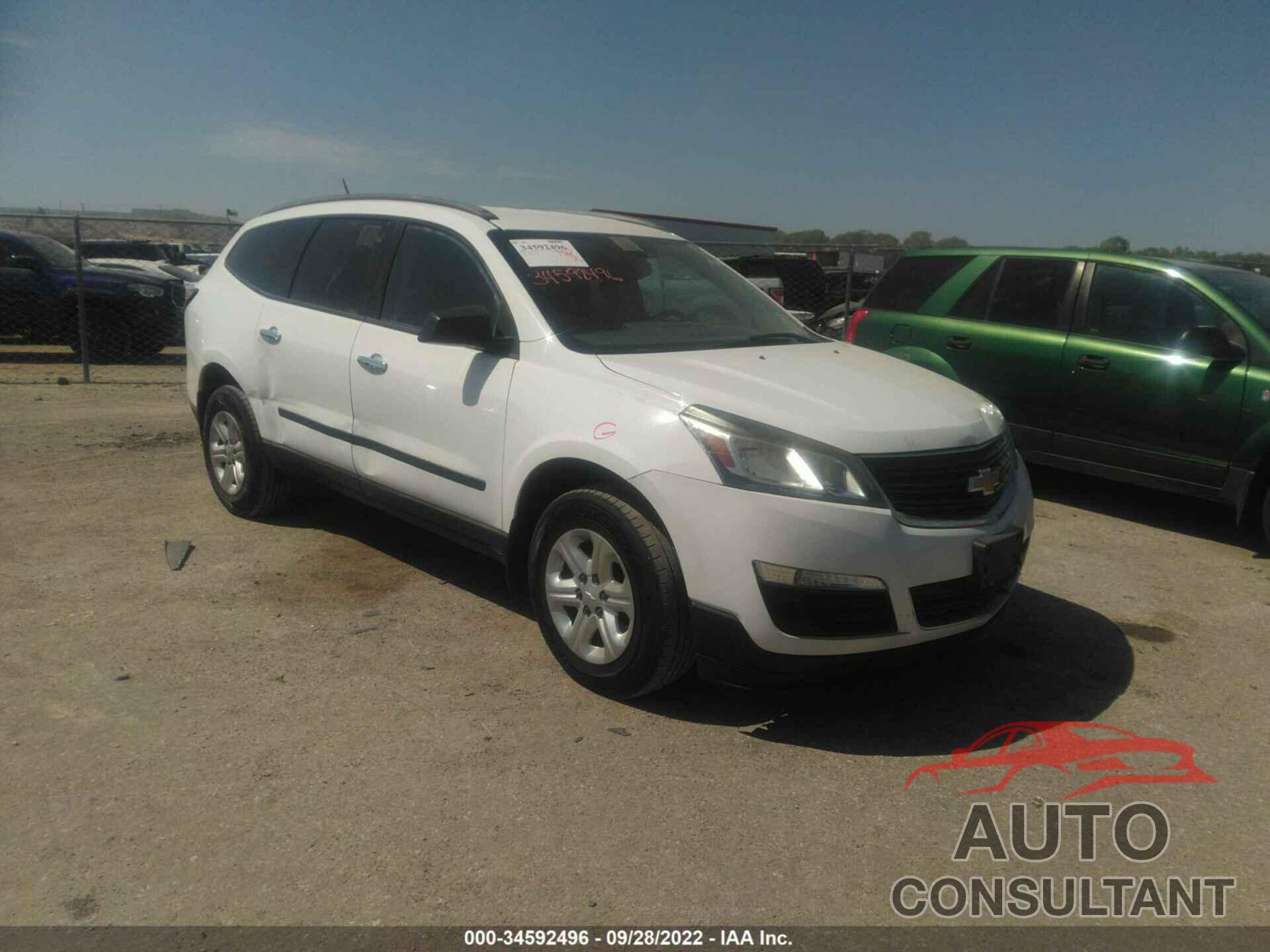 CHEVROLET TRAVERSE 2016 - 1GNKRFKD1GJ313796