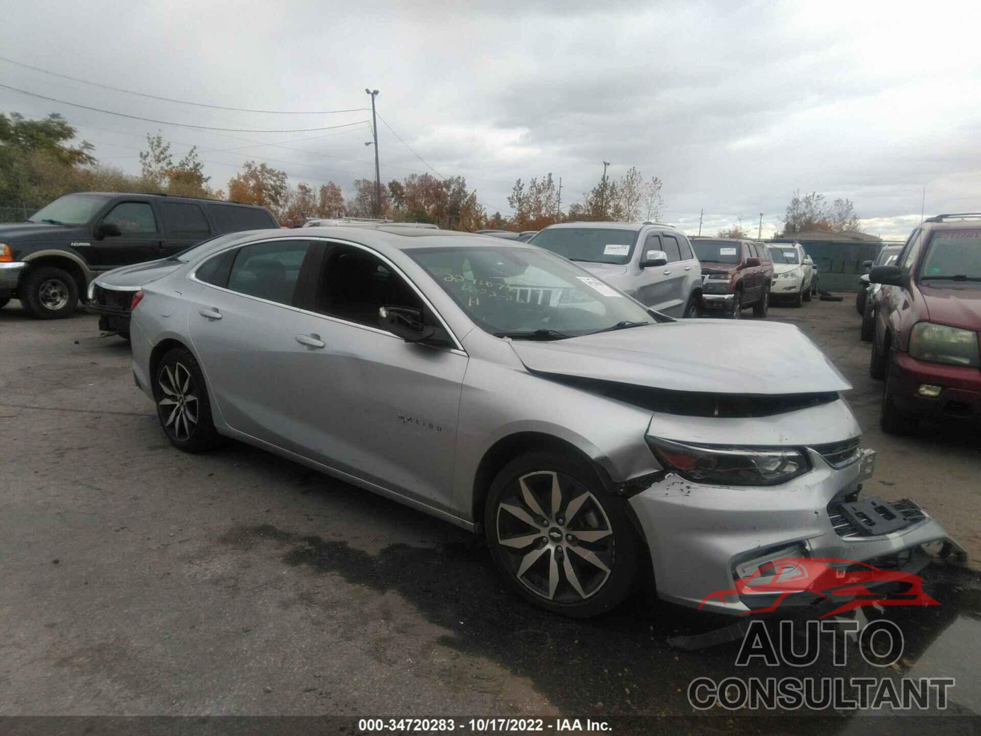 CHEVROLET MALIBU 2017 - 1G1ZE5ST3HF189502