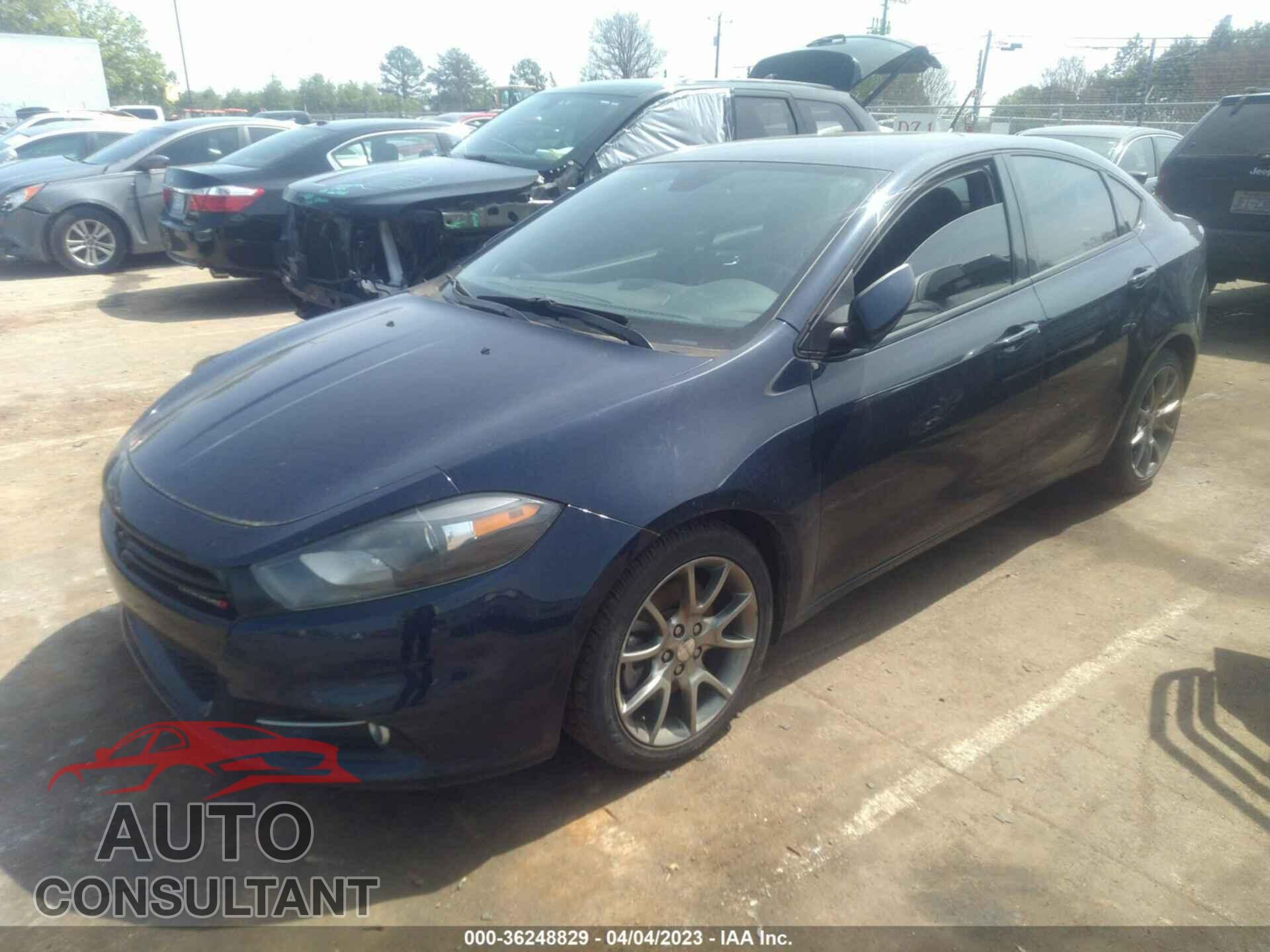 DODGE DART 2015 - 1C3CDFBB3FD242984