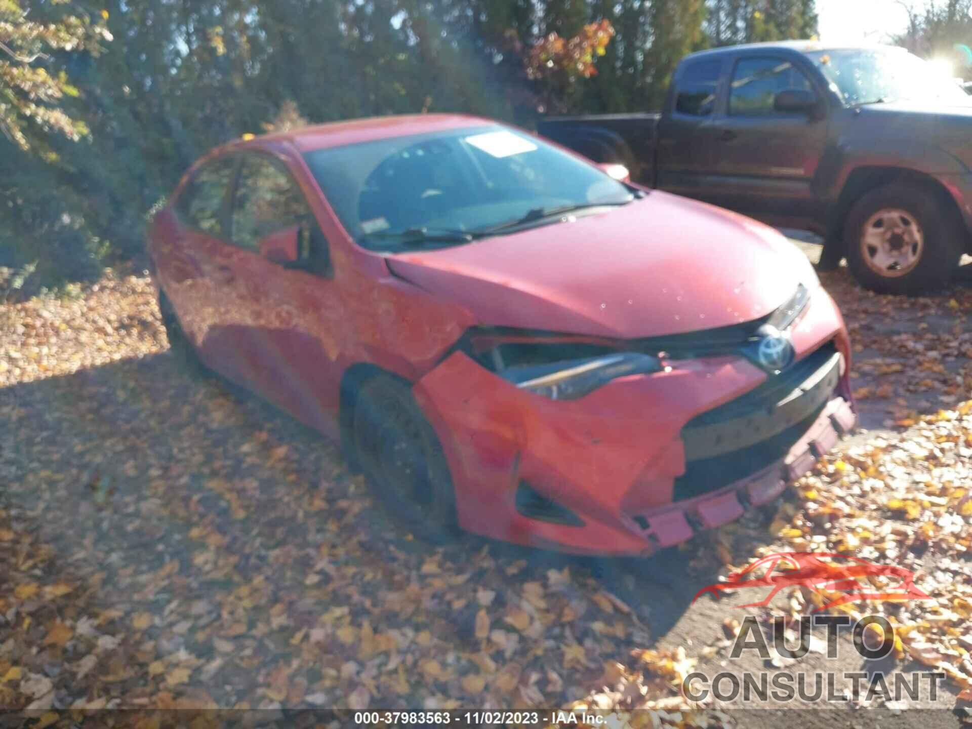 TOYOTA COROLLA 2017 - 2T1BURHEXHC877632
