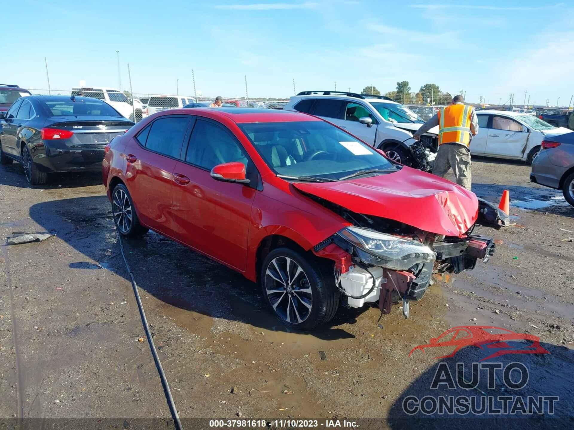 TOYOTA COROLLA 2017 - 5YFBURHE8HP573148