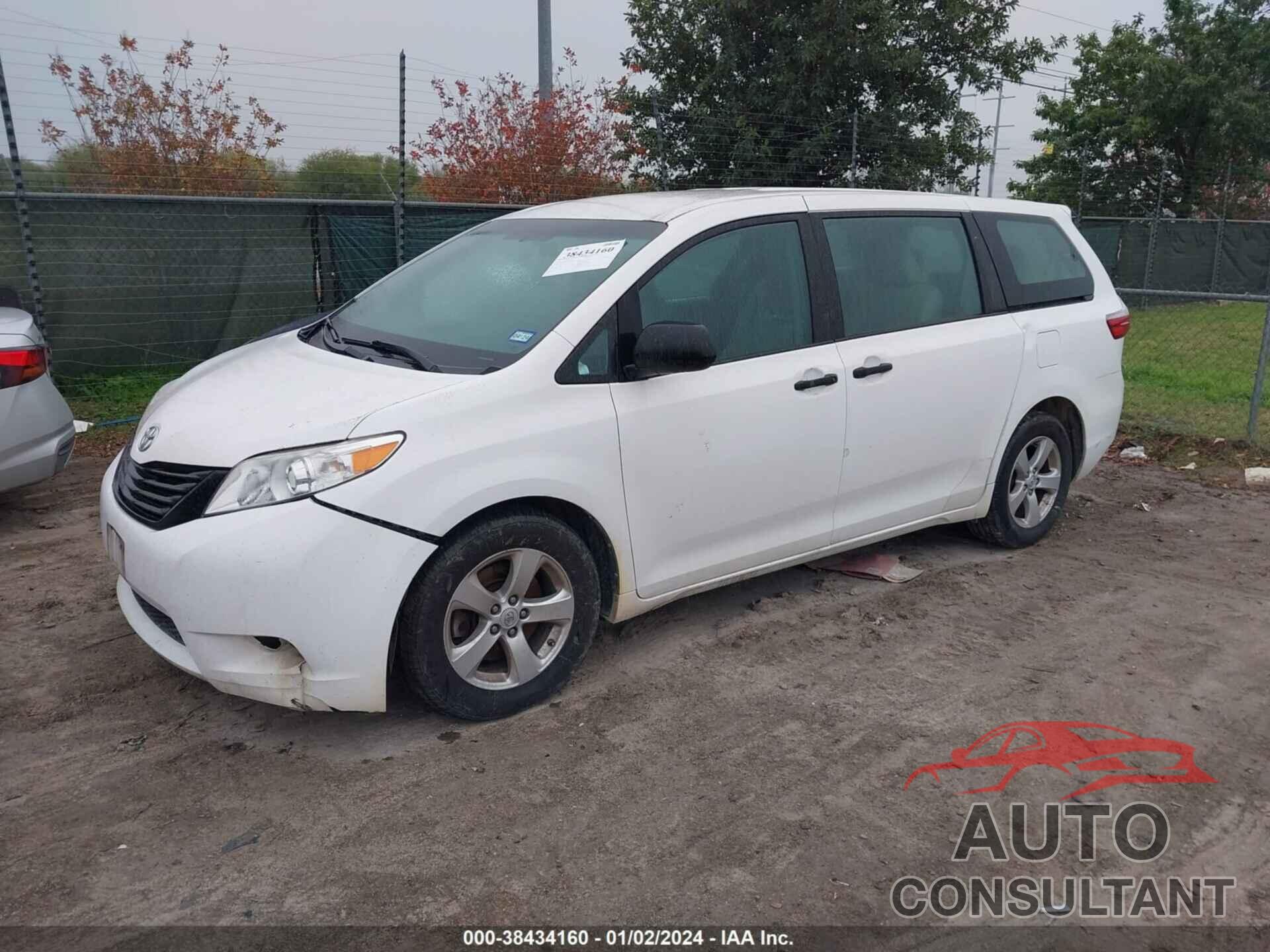 TOYOTA SIENNA 2017 - 5TDZZ3DC0HS843918